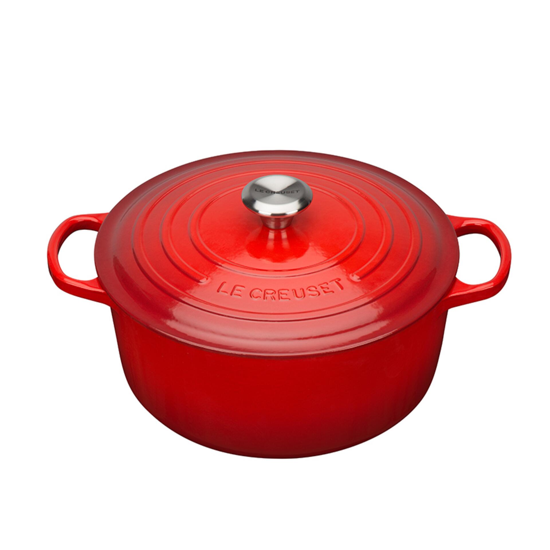 Le Creuset Bräter Signature 26 cm Kirschrot 5,3 L rund Le Creuset Bräter Signature 26 cm Kirschrot 5,3 L rund
