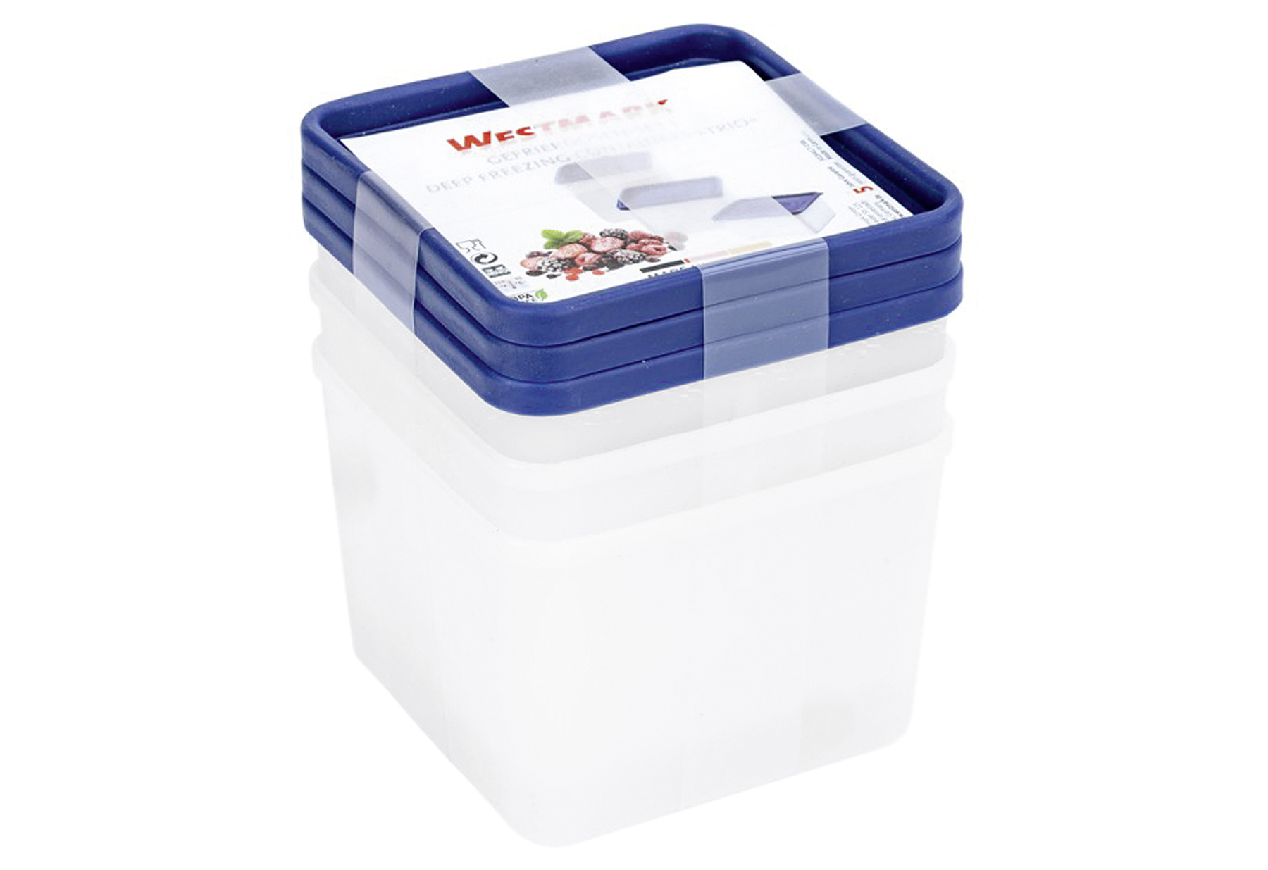 WESTMARK Gefrierdose Trio 0,5l 4Stück WESTMARK Gefrierdose Trio 0,5l 4Stück