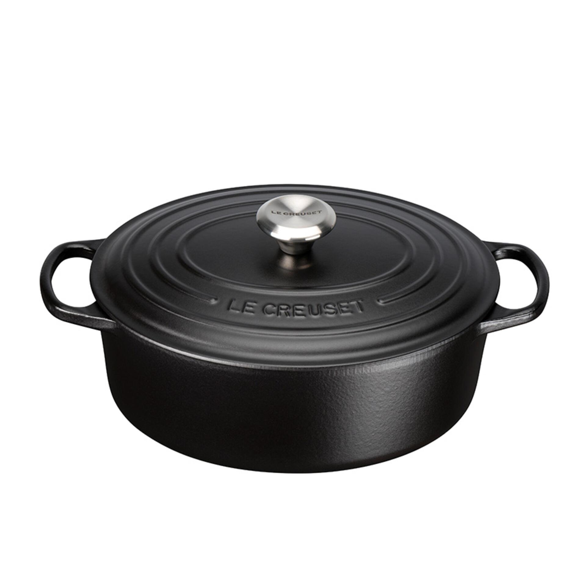Le Creuset Bräter Signature 35 cm oval Schwarz 8,9 L Le Creuset Bräter Signature 35 cm oval Schwarz 8,9 L