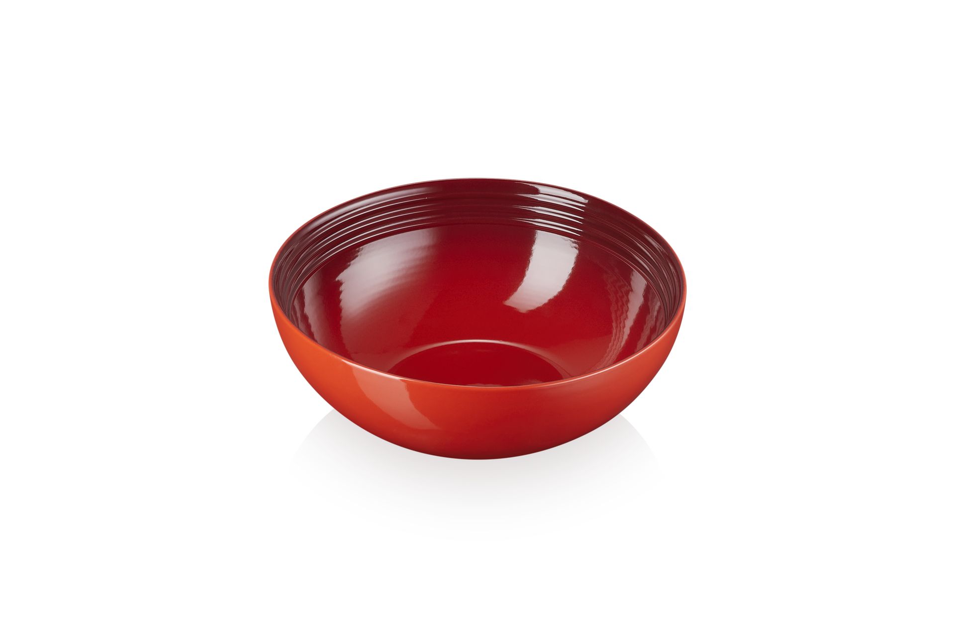 Le Creuset Salatschüssel 24 cm Kirschrot Le Creuset Salatschüssel 24 cm Kirschrot
