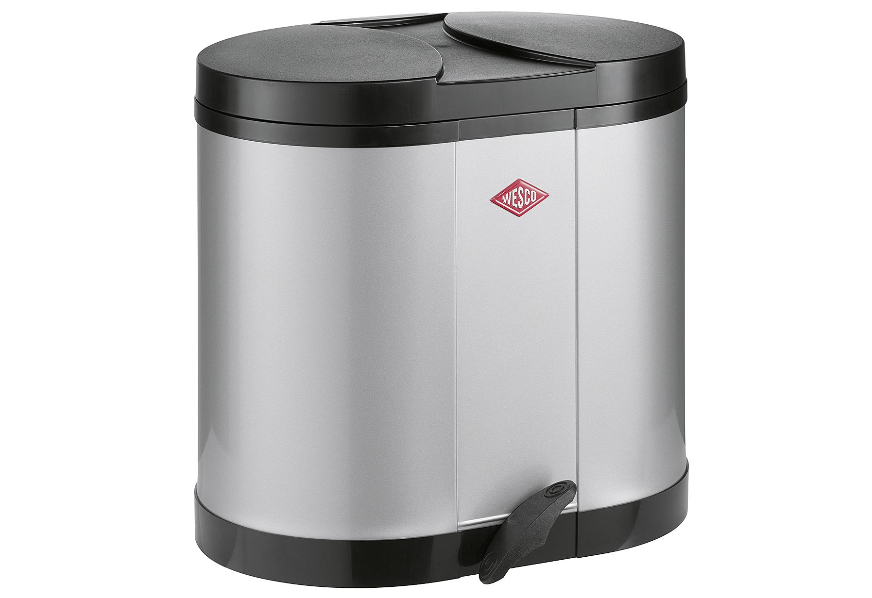 WESCO Tret-Ökoabfallsammler "Beta" 30000 ml silber