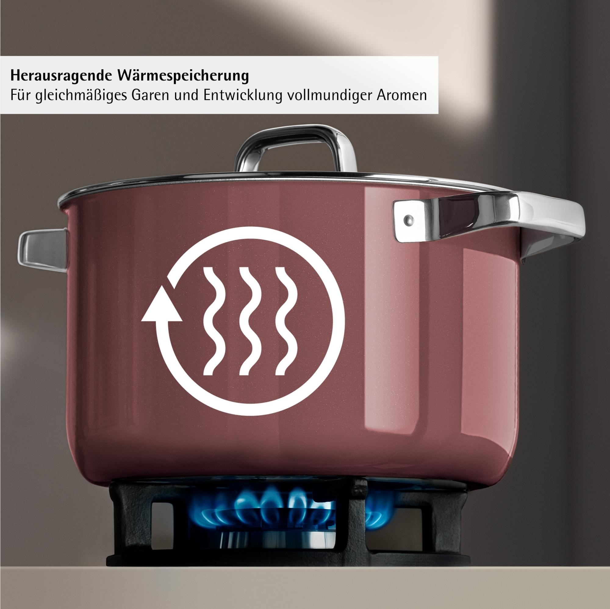 WMF Fusiontec Mineral Pro, Stielkasserolle mit Deckel, 16 c...