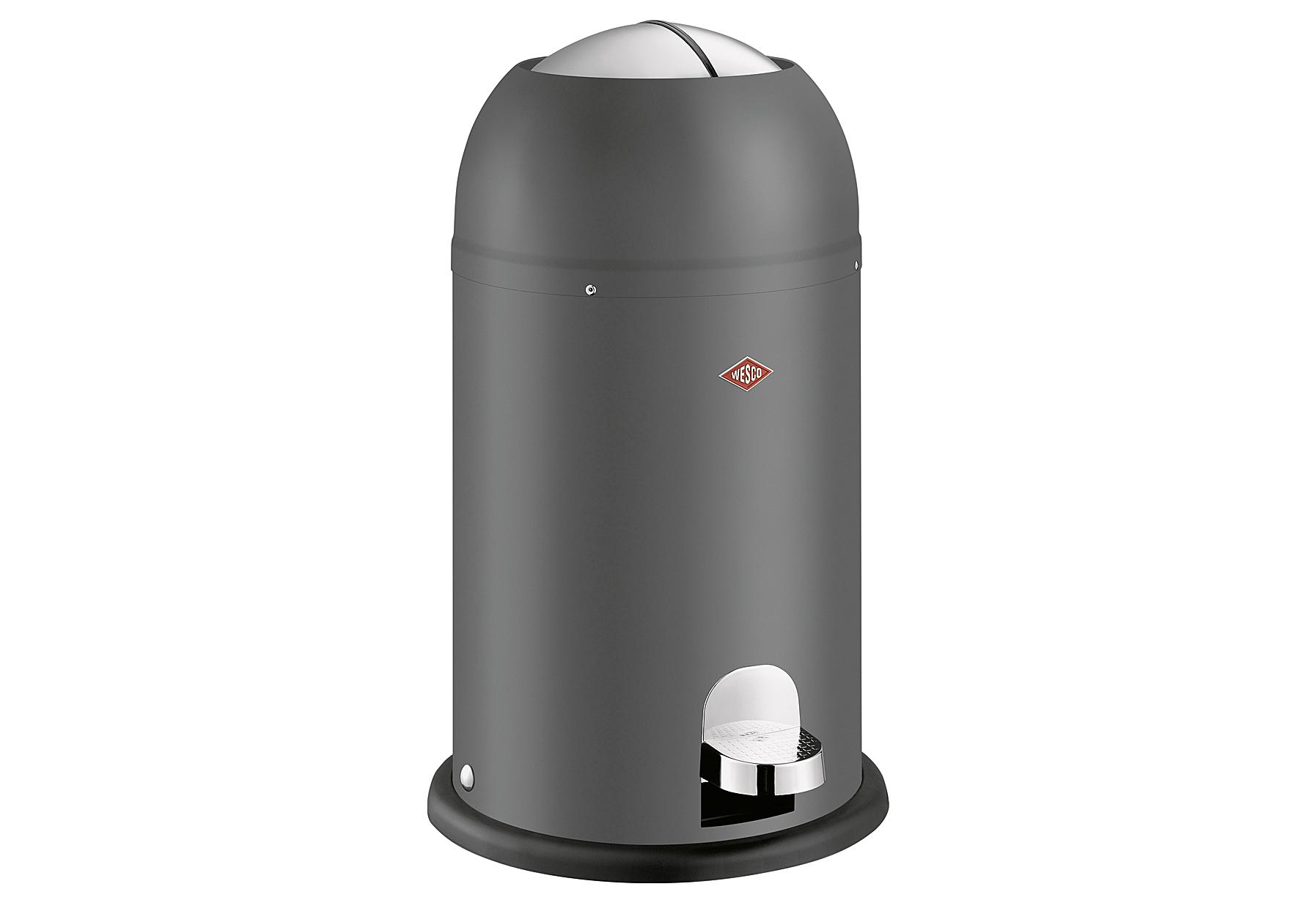 WESCO Mülleimer "Kickmaster Junior" 12000 ml graphit matt