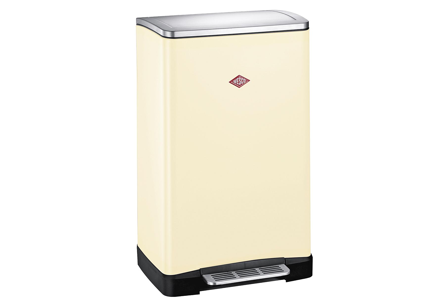WESCO Tret-Abfallsammler "Big Double Boy" 36000 ml mandel