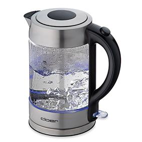 CLOER 4429 Wasserkocher Glasbehälter 1,7l 2200 W Edelstahl