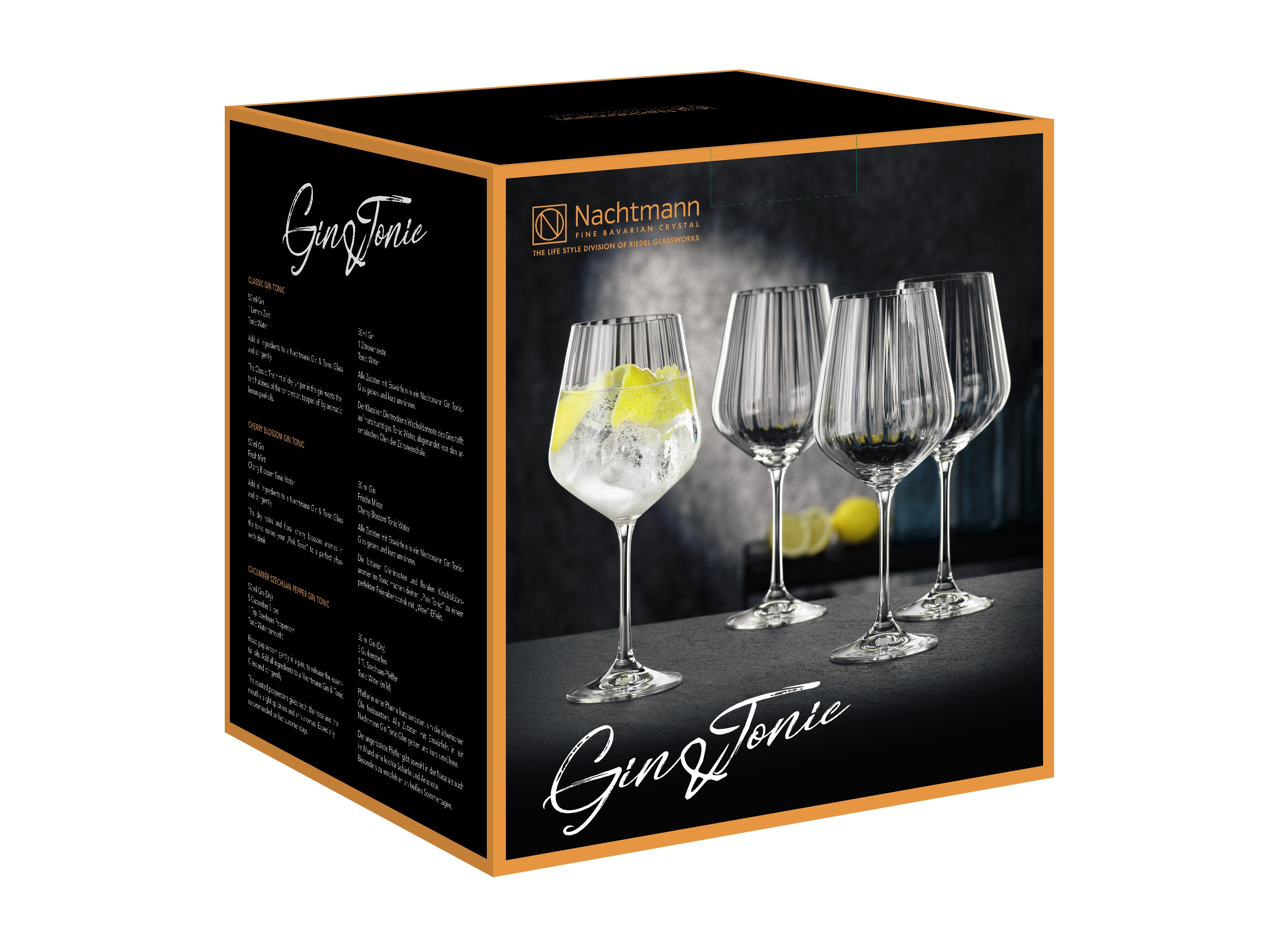 NACHTMANN Cocktailglas Gin&Tonic 640ml 4er Set NACHTMANN Cocktailglas Gin&Tonic 640ml 4er Set