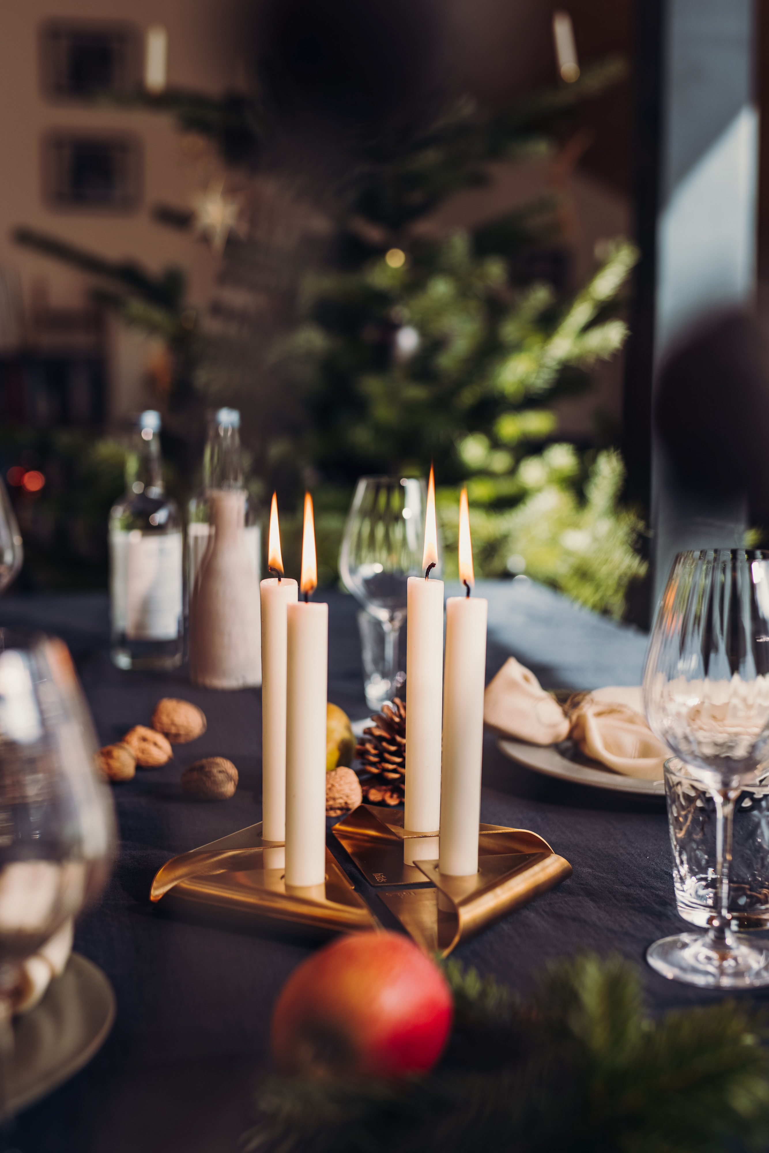 Höfats SQUARE CANDLE gold, VE 4