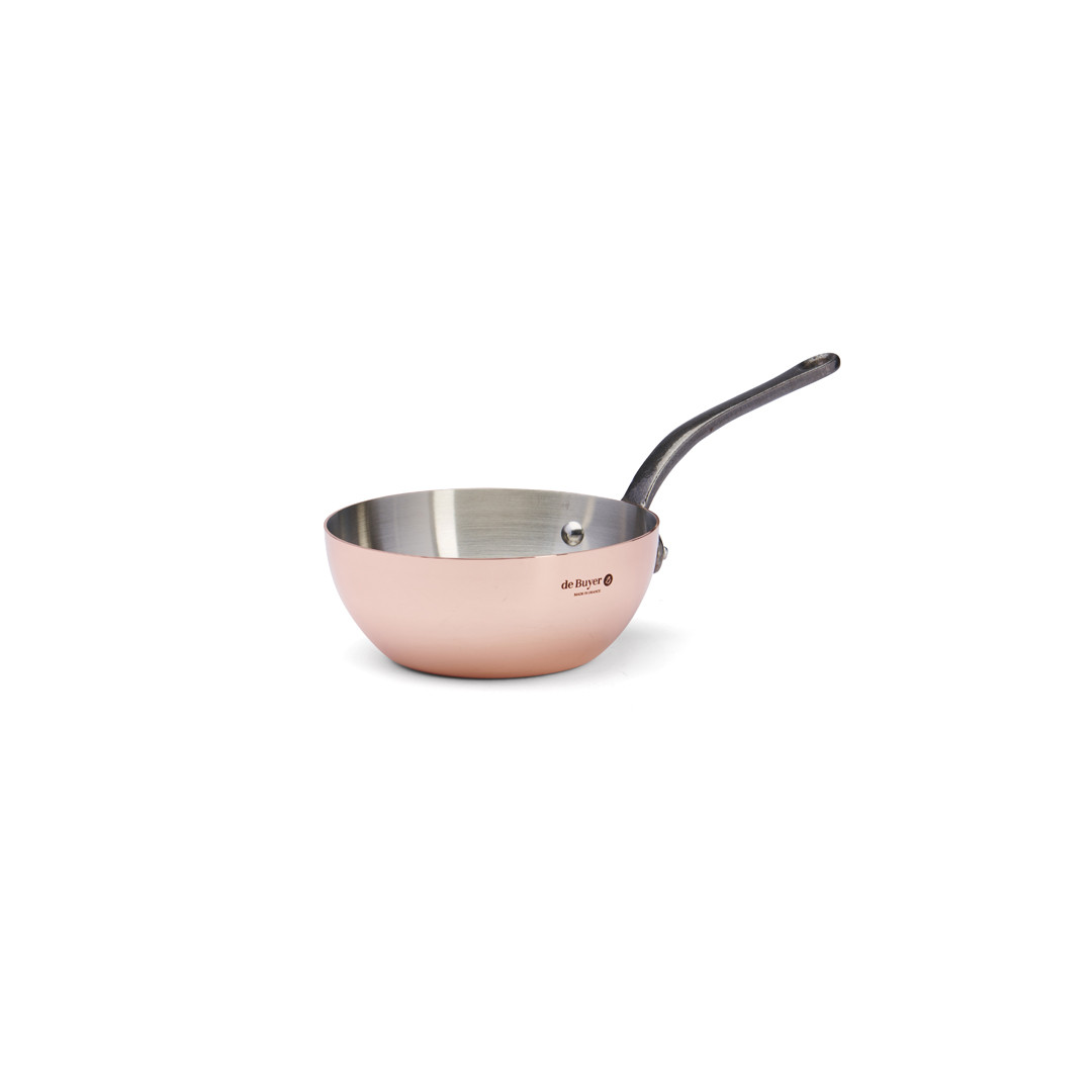 De Buyer KONISCHE SAUTEUSE / SCHMORPFANNE, GUSSGRIFF Ø 16