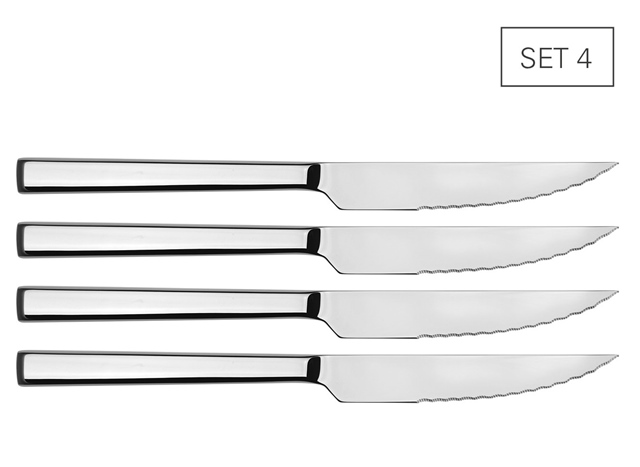 Weis Steakmesser Mit Wellenschliff Set 4