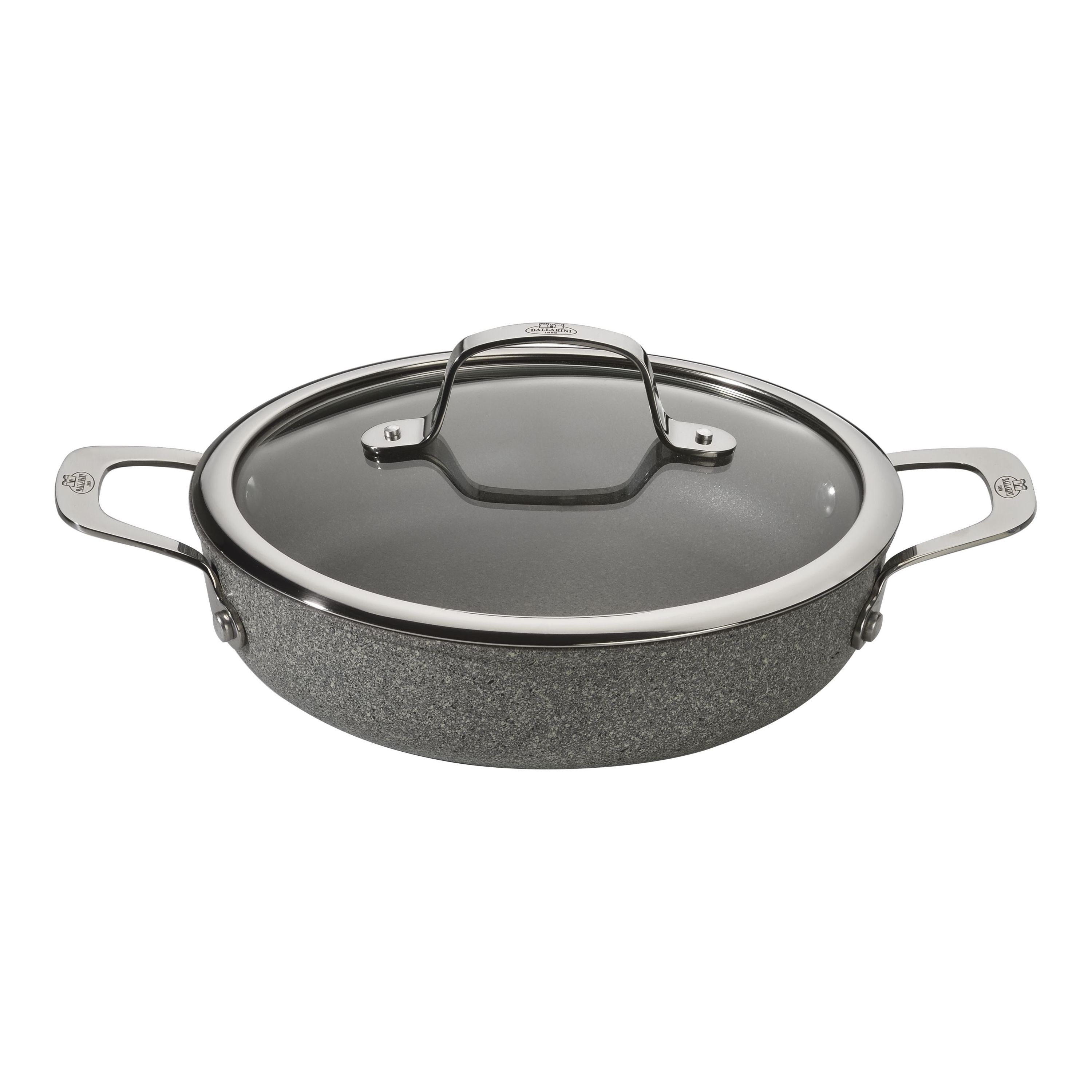 BALLARINI Salina Servierpfanne mit Deckel 24 cm, Aluminium