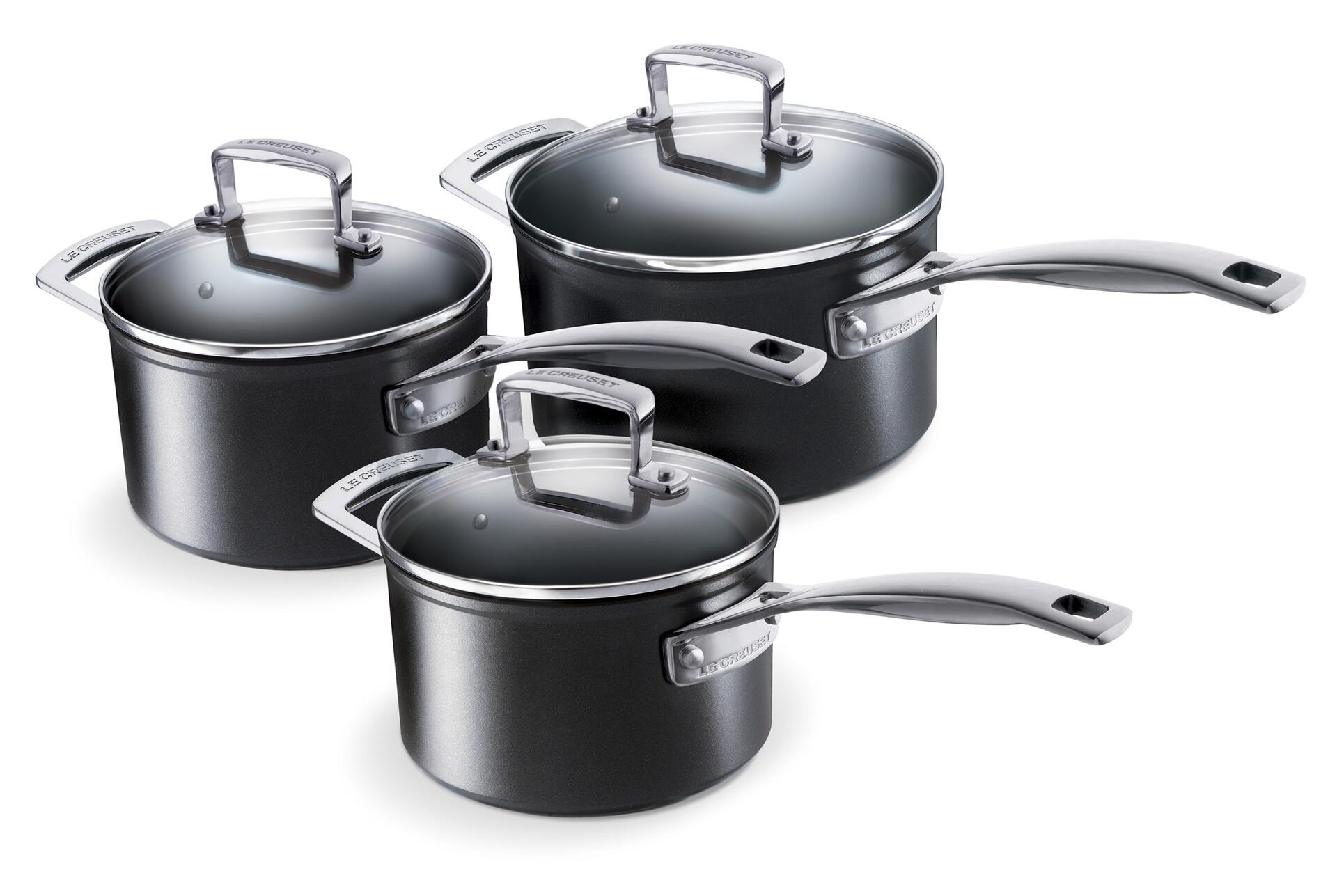 Le Creuset Aluminium-Profitopfset 3-tlg. Le Creuset Aluminium-Profitopfset 3-tlg.