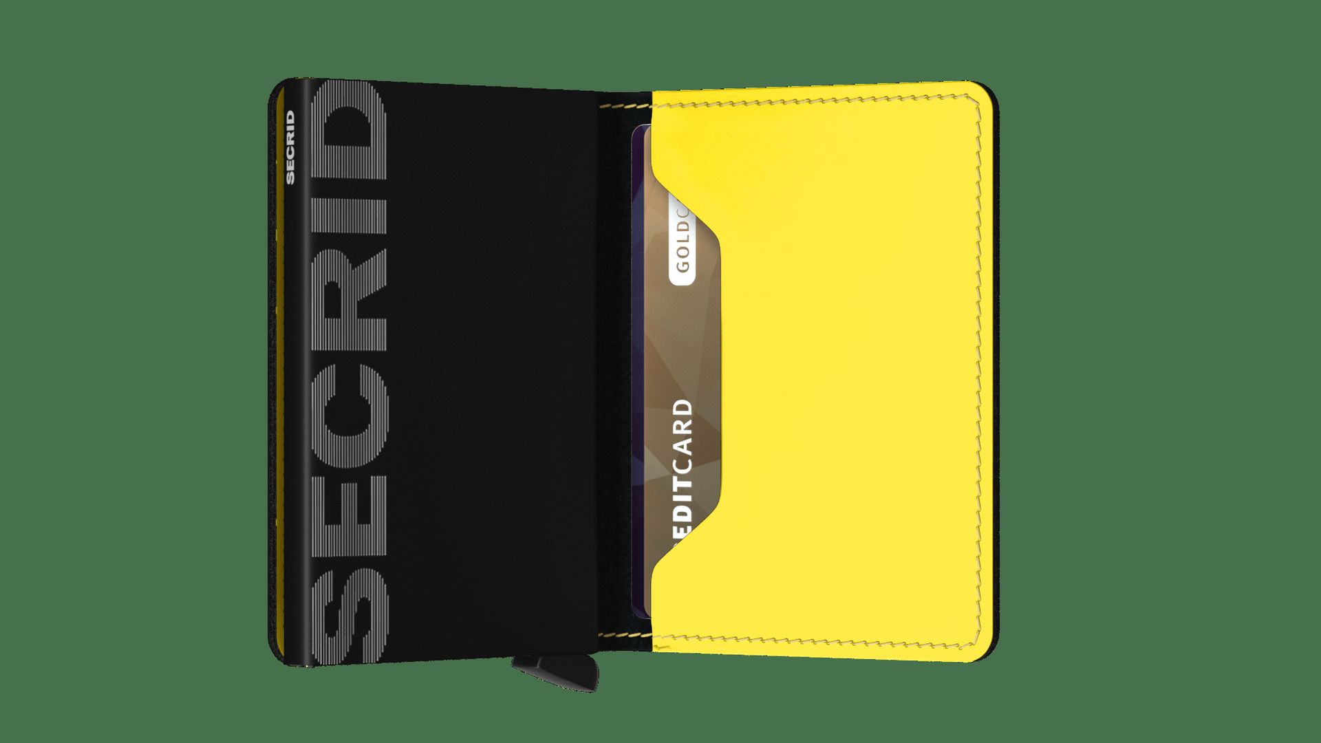 Secrid Slimwallet Matte Black & Yellow