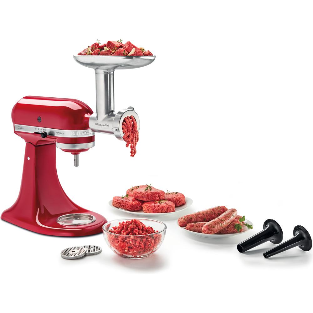KitchenAid Fleischwolfvorsatz edelstahl 5KSMMGA