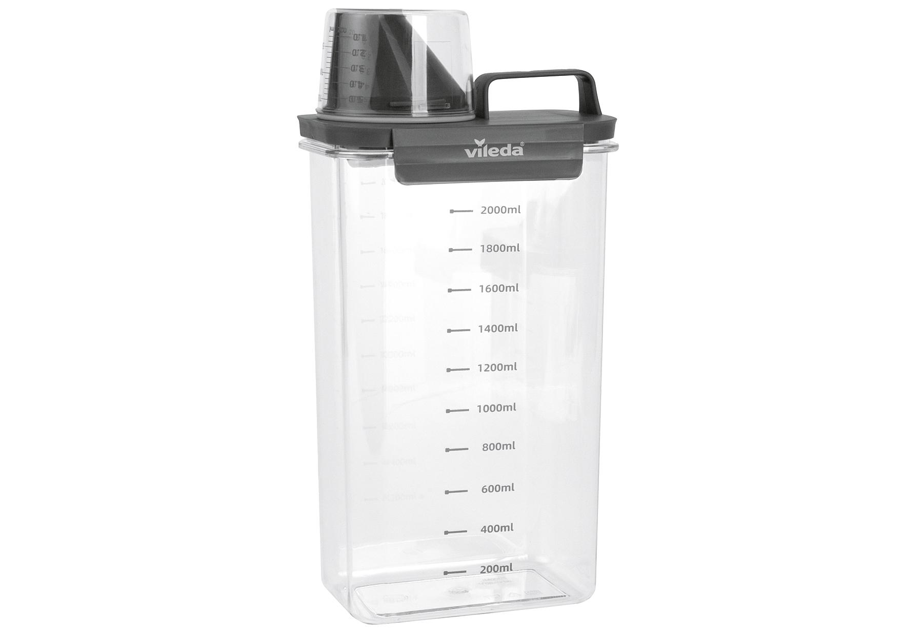 VILEDA Waschmittel Aufbewahrungsbox 2300 ml grau