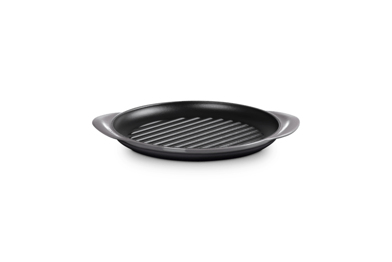 Le Creuset Grillplatte rund 25 cm Flint