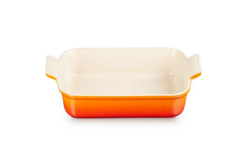 Le Creuset Auflaufform Tradition rechteckig 26 cm Ofenrot