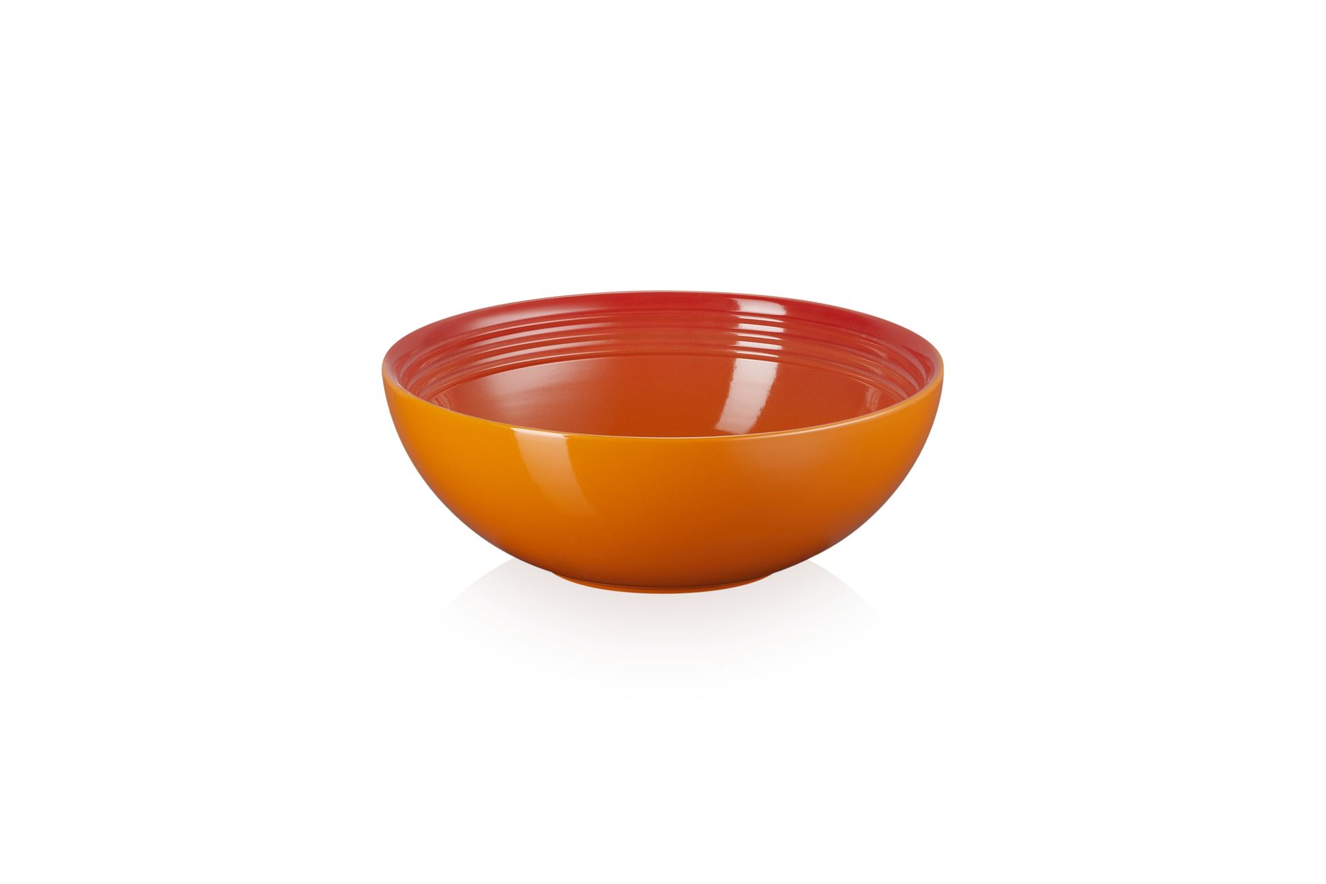 Le Creuset Salatschüssel 24 cm Ofenrot