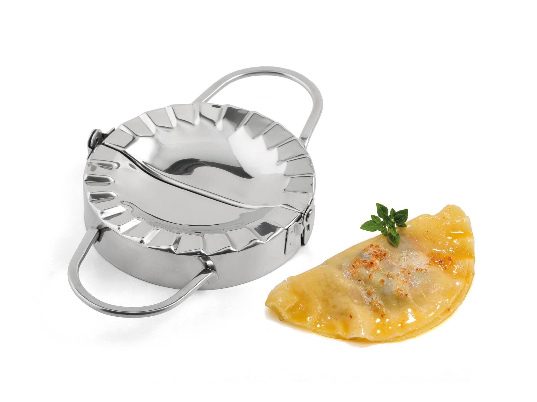 Weis Ravioliformer aus Edelstahl, 12 cm Weis Ravioliformer aus Edelstahl, 12 cm