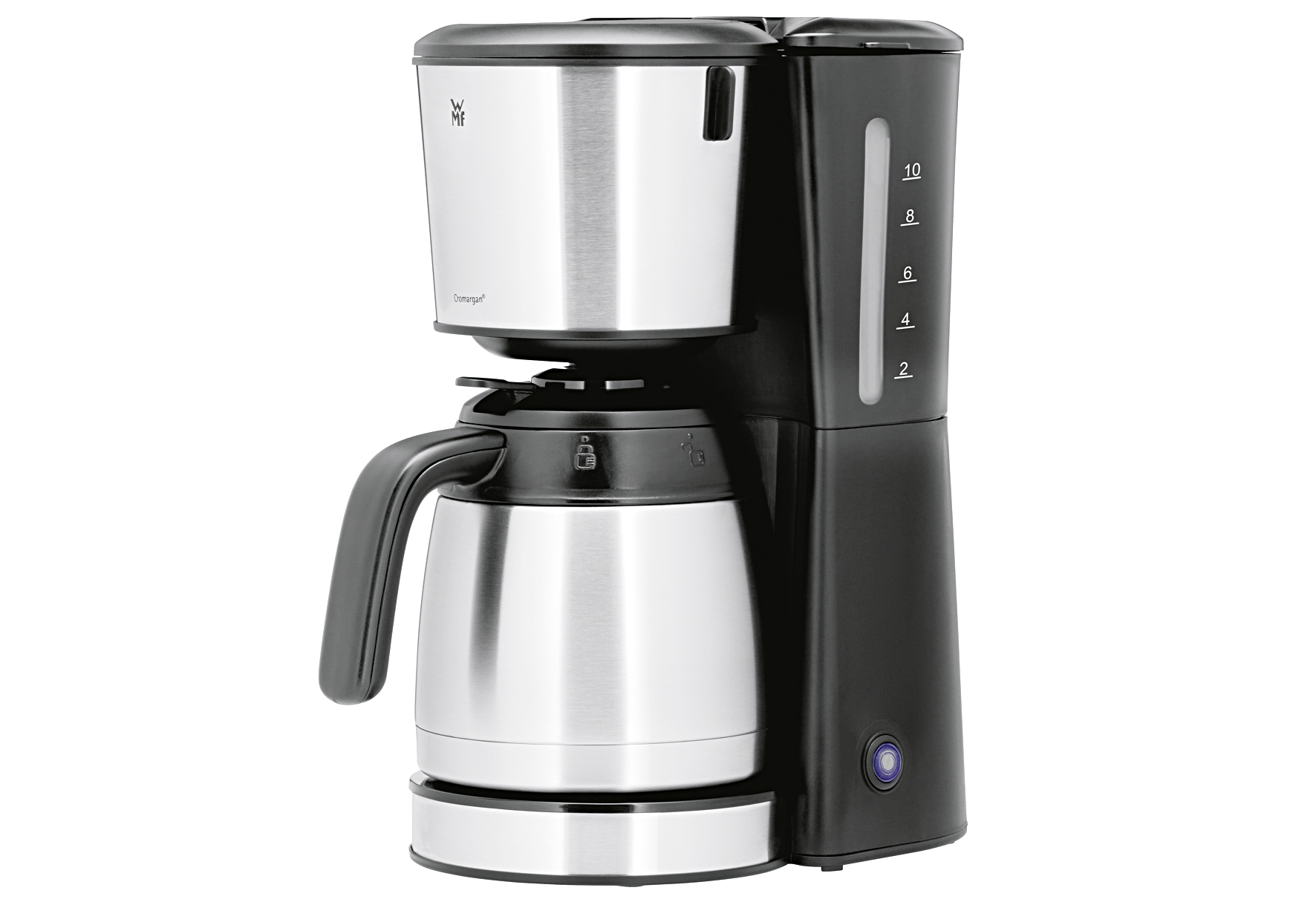 WMF 04122290011 Kaffeeautomat Bueno Thermokanne, Inhalt 10 Tassen cromargan WMF 04122290011 Kaffeeautomat Bueno Thermokanne, Inhalt 10 Tassen cromargan
