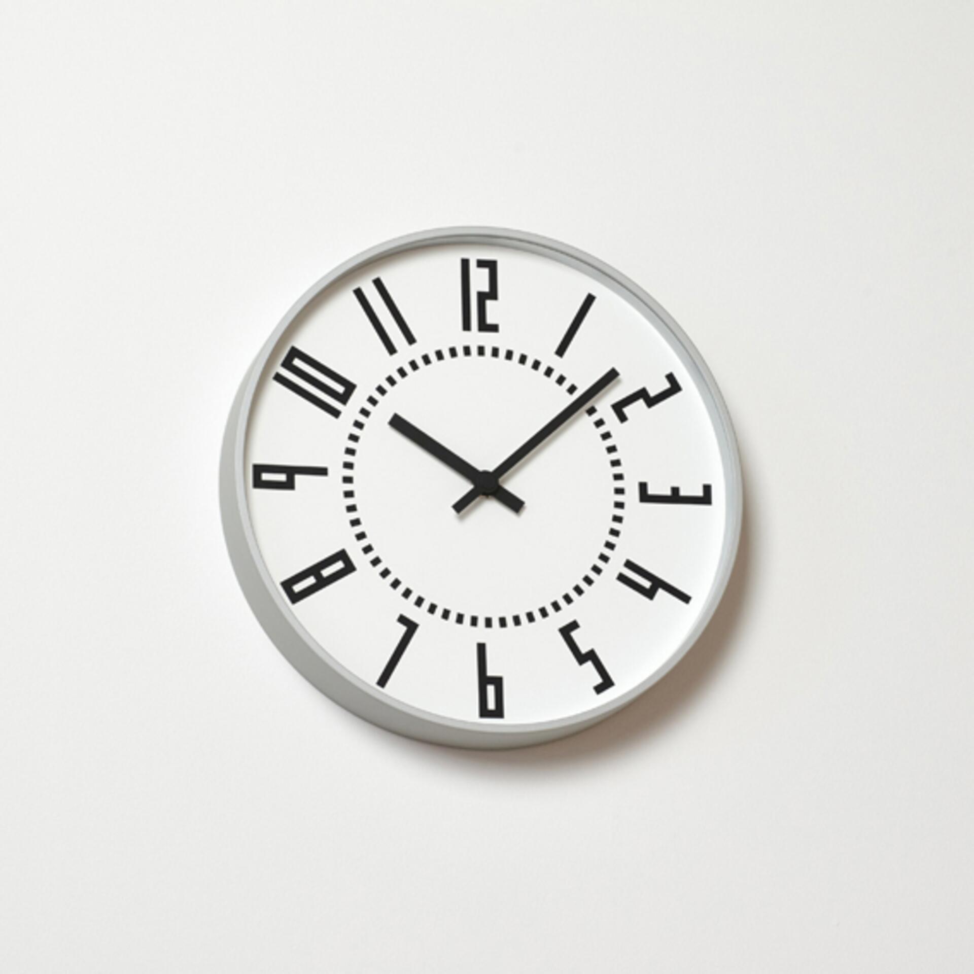 Lemnos Eki Clock Designuhr Weiß