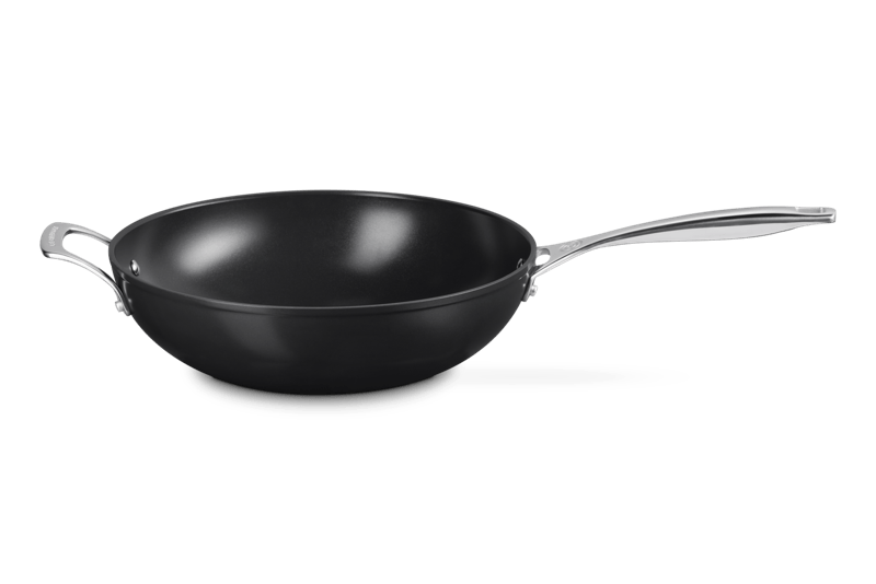 Le Creuset Essential Keramik-Antihaft Wok-Pfanne 30 cm Mit Ge