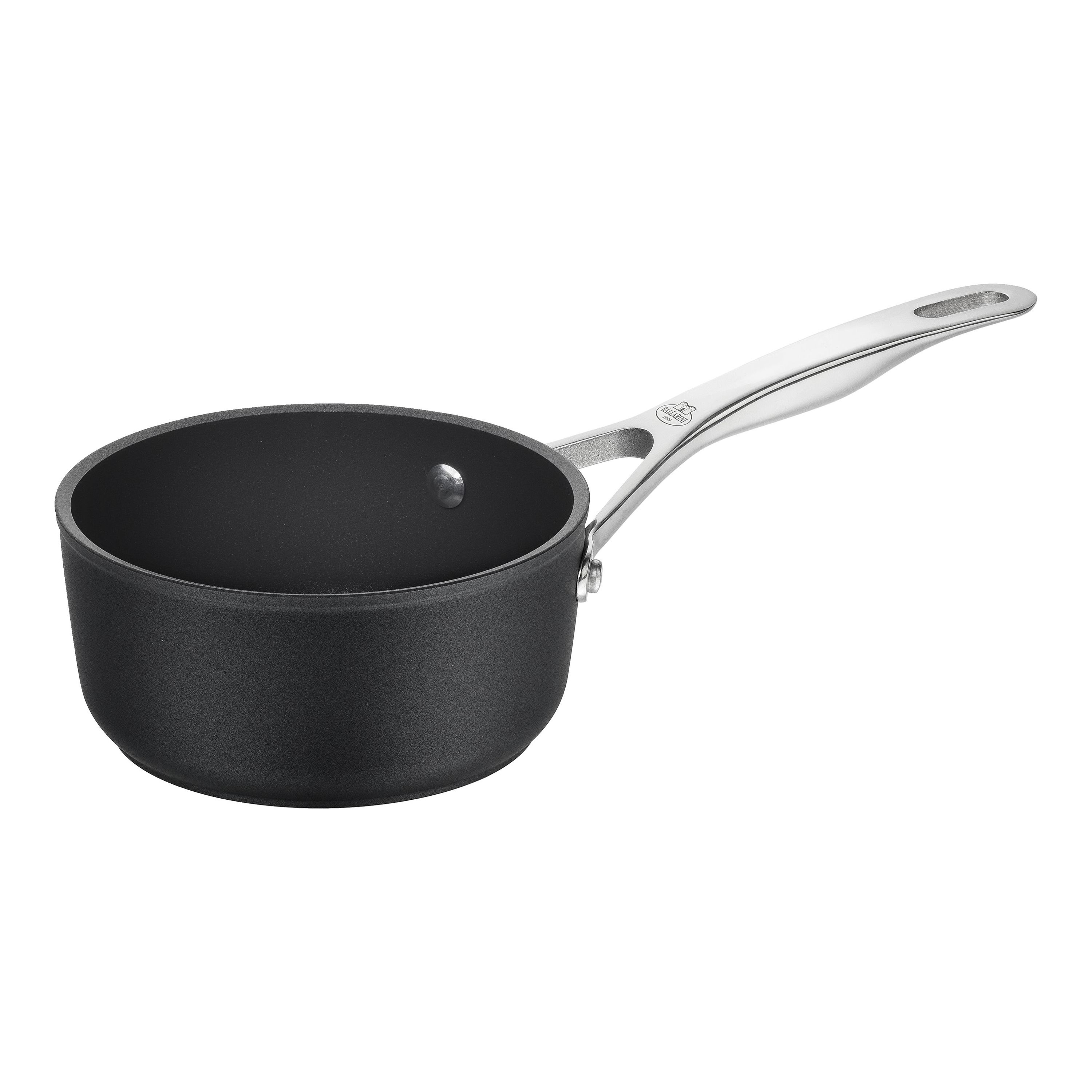 BALLARINI Alba Stieltopf 18 cm, Aluminium, Schwarz