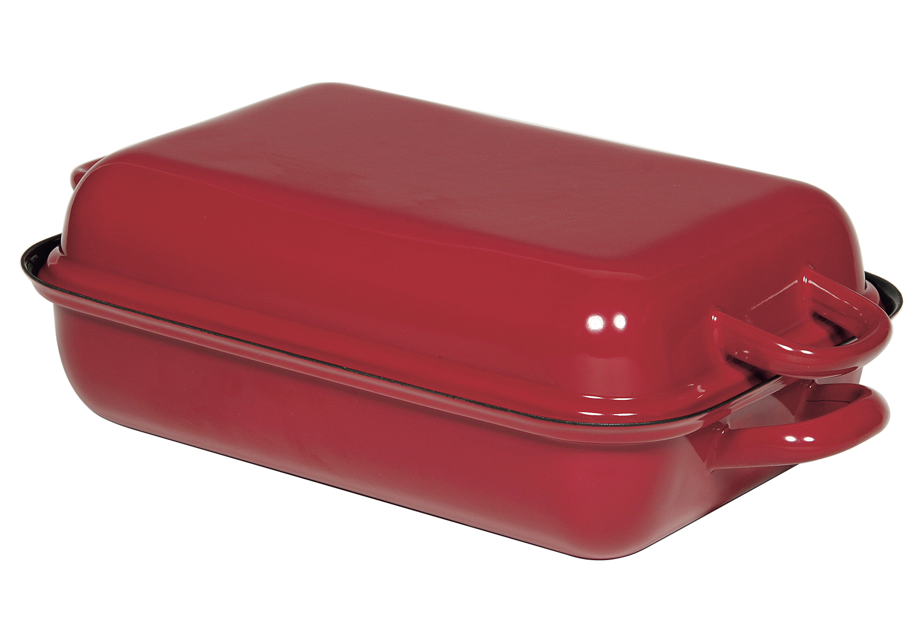 RIESS Bräter 32x22x11,5cm rot Emaille RIESS Bräter 32x22x11,5cm rot Emaille