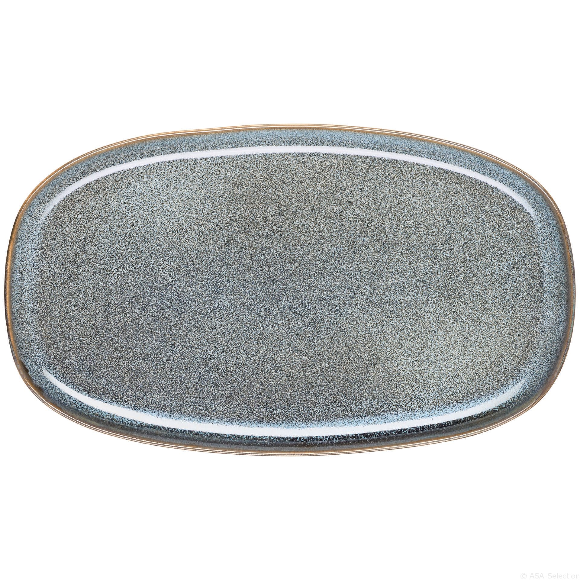 ASA saisons Platte, oval, denim ASA saisons Platte, oval, denim