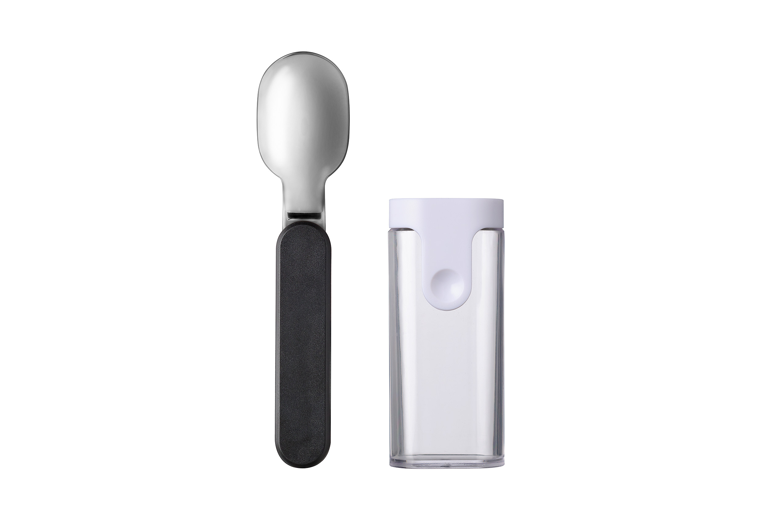 Mepal faltbarer löffel ellipse - nordic black