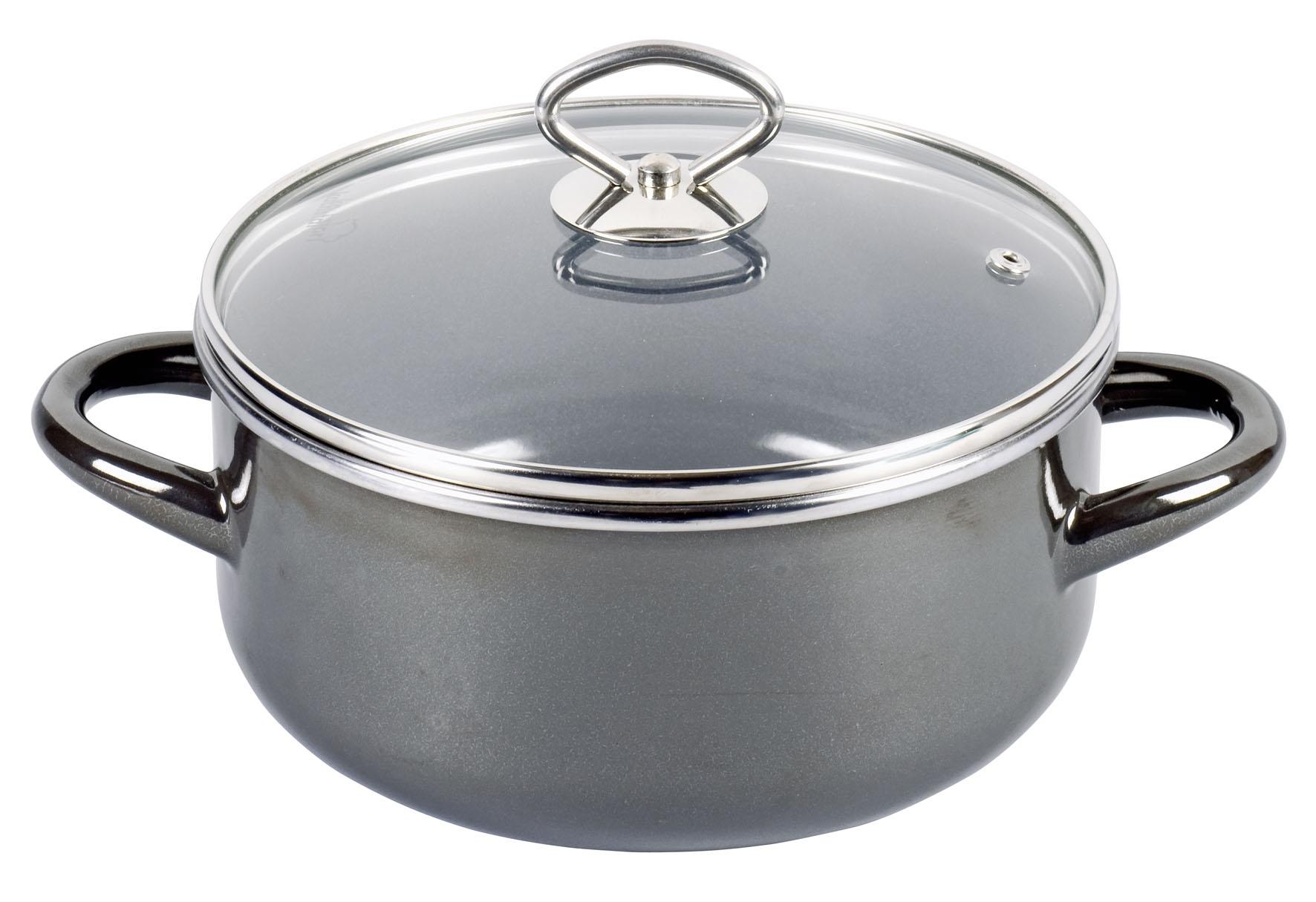 KOCHSTAR Bratentopf Primus 2,8L Ø 20 cm schwarz metallic