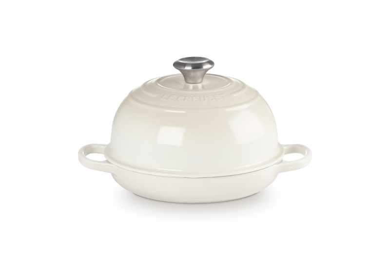 Le Creuset Brot Bräter Signature rund 24 cm Meringue
