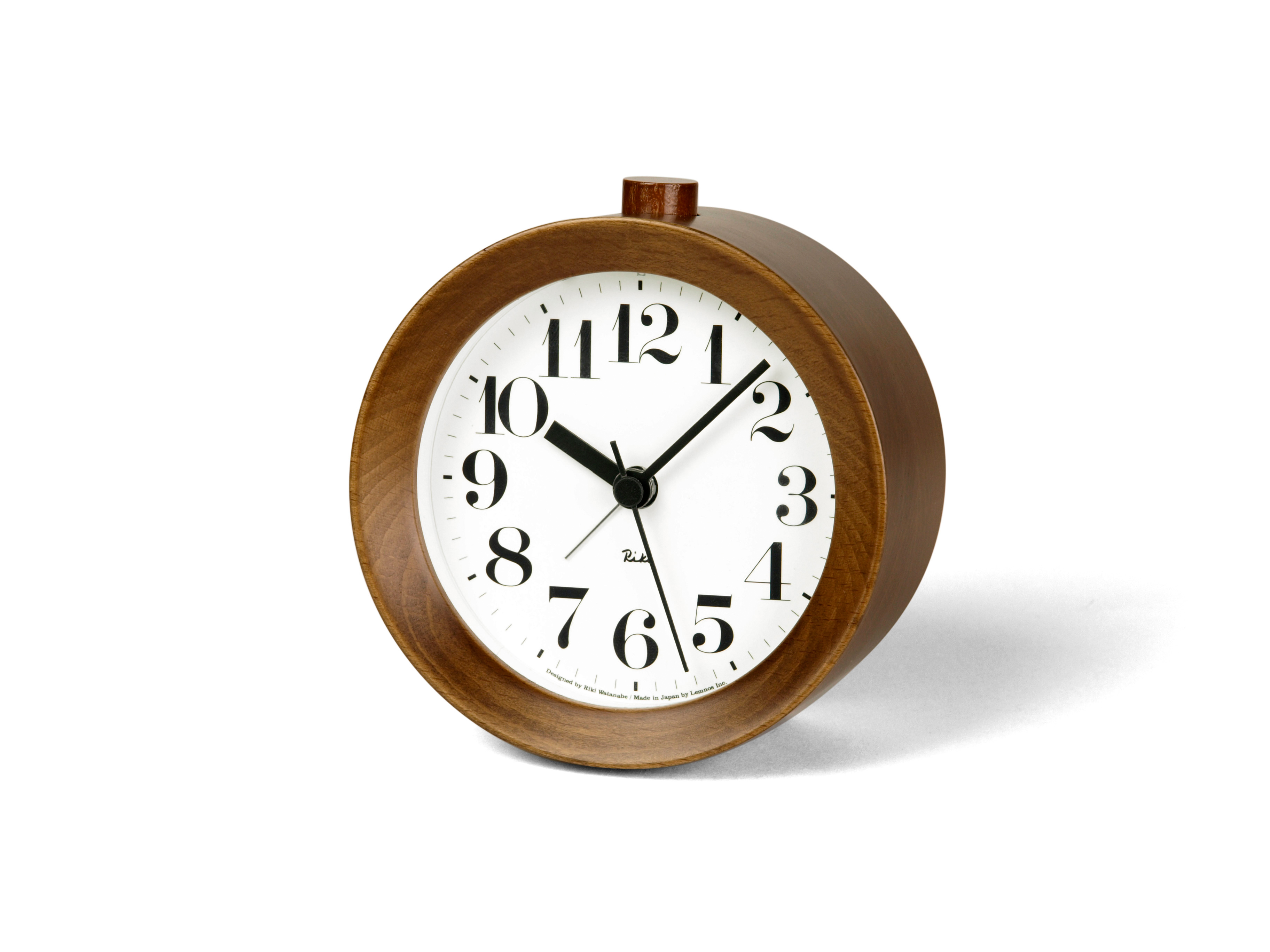 Lemnos Wecker RIKI Alarm Clock / brown Lemnos Wecker RIKI Alarm Clock / brown