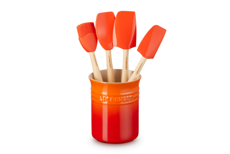 Le Creuset Kochkellen-Set 5Tlg. Craft Ofenrot