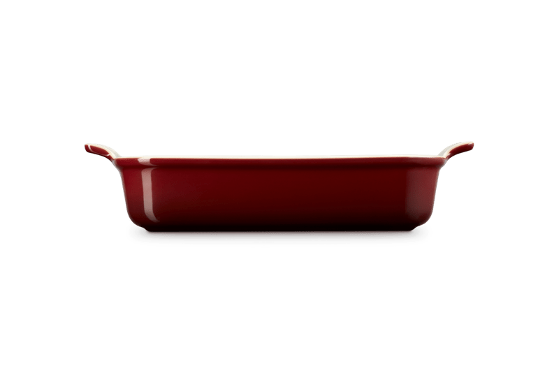 Le Creuset Auflaufform Tradition rechteckig 32 cm  Garnet