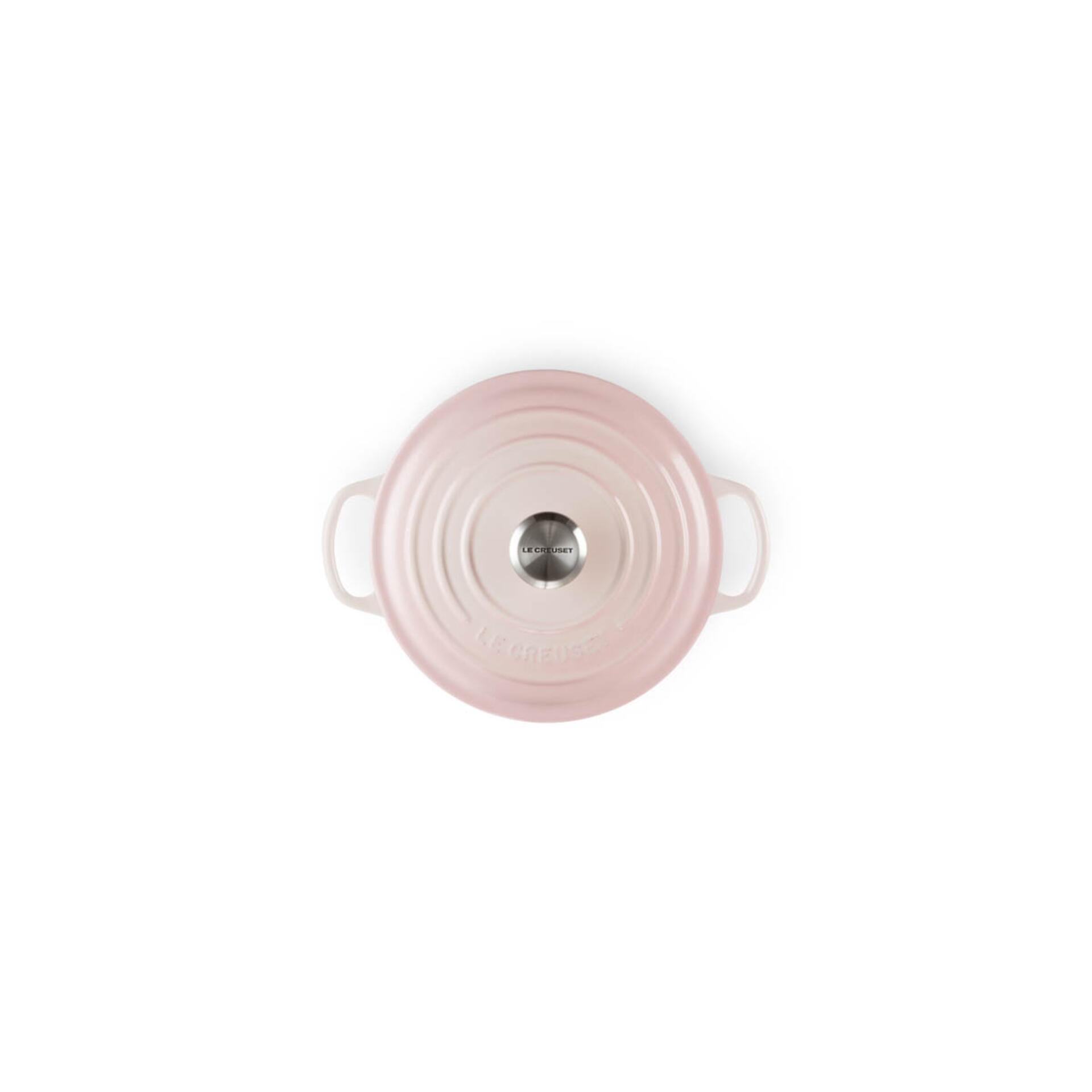 Le Creuset Bräter Signature 24 cm Shell Pink rund