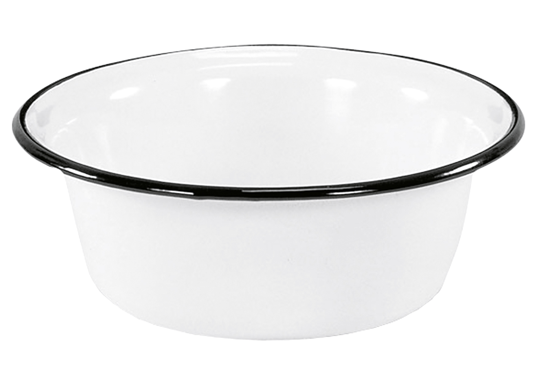 KARL KRÜGER Schüssel Ø16cm weiß emailliert KARL KRÜGER Schüssel Ø16cm weiß emailliert