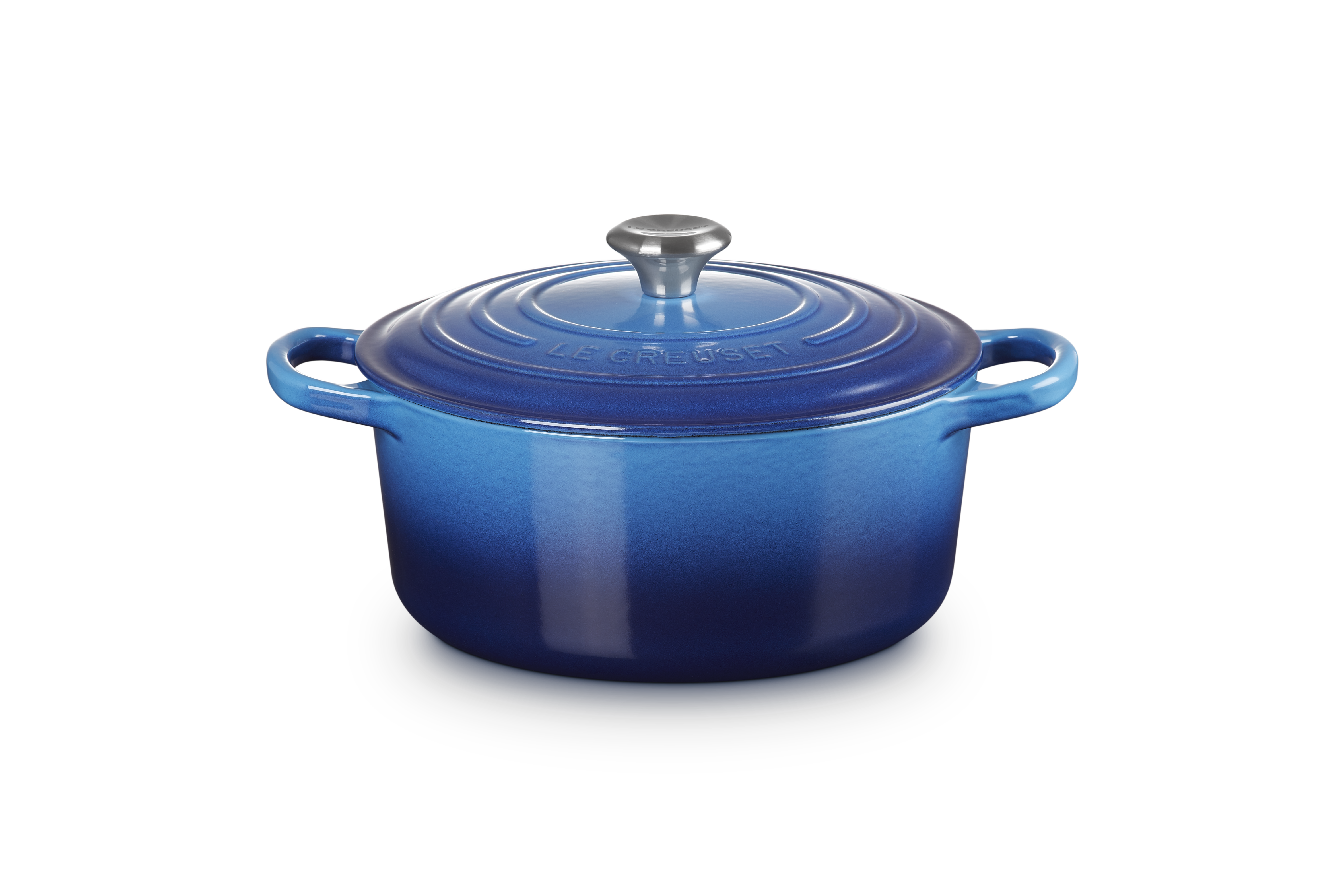 Le Creuset BRÄTER RUND SIGNATURE 22 CM AZURE
