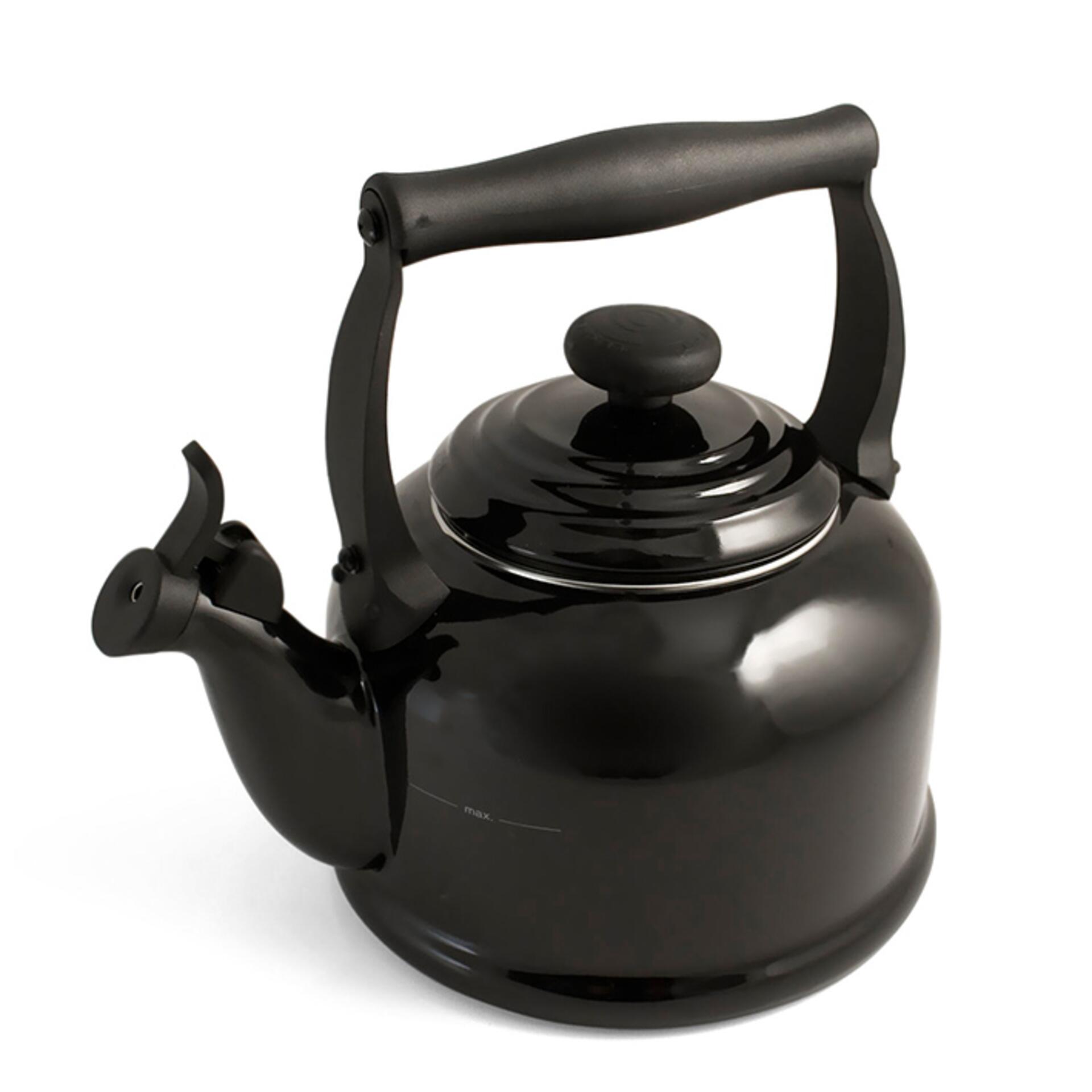 Le Creuset Wasserkessel Tradition Schwarz