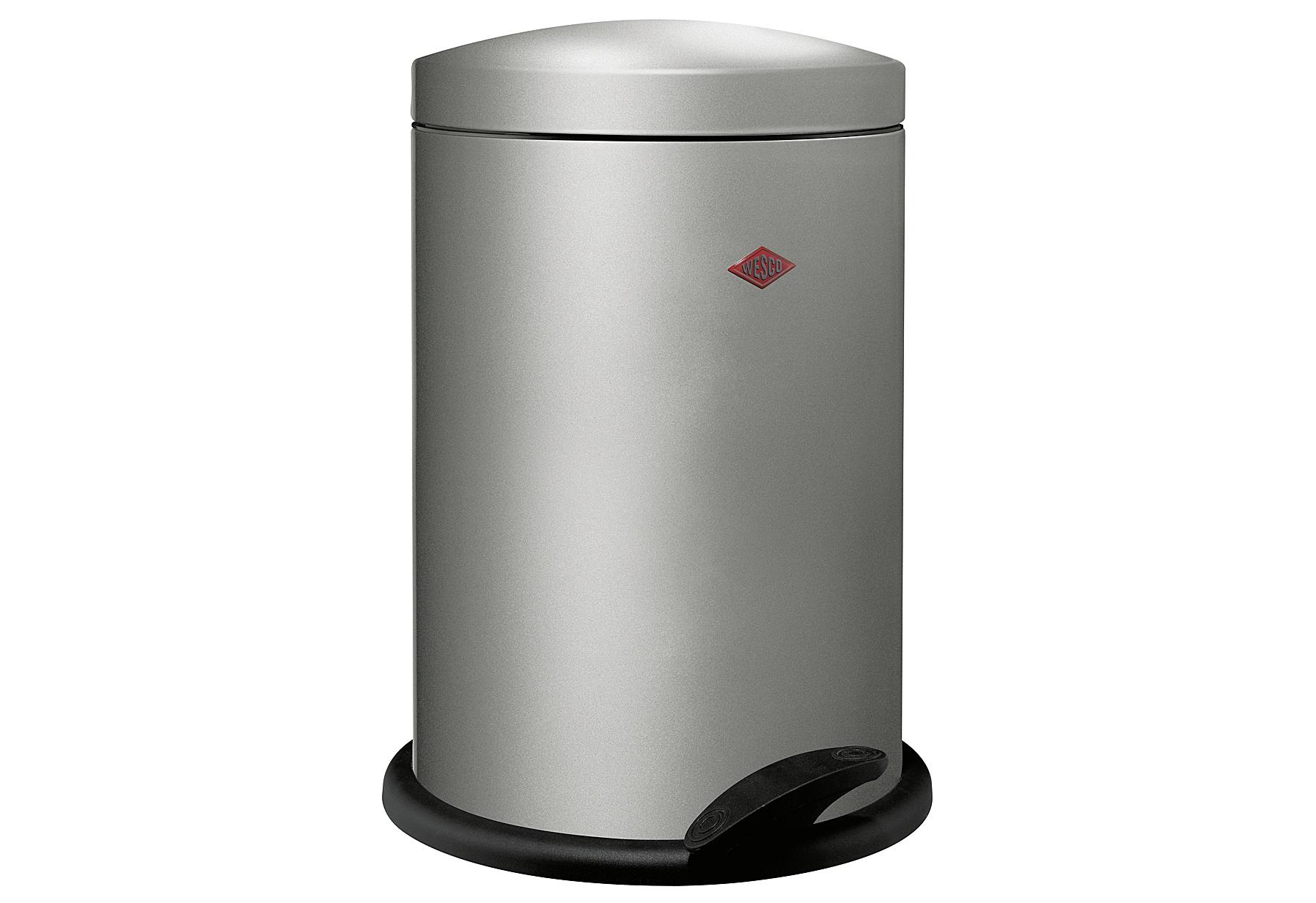 WESCO Tretabfallsammler "Alpha" 13000 ml neusilber
