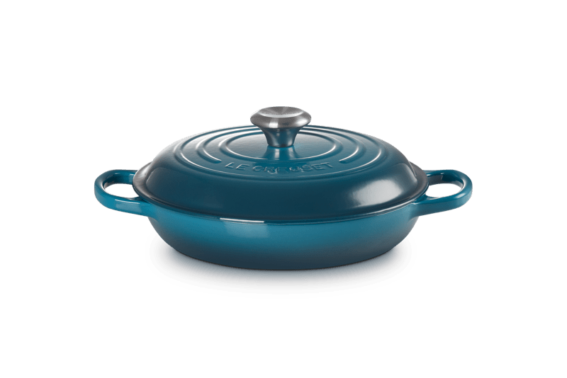 Le Creuset Gourmet-Profitopf aus Gusseisen 26cm 2,2L Deep Tea
