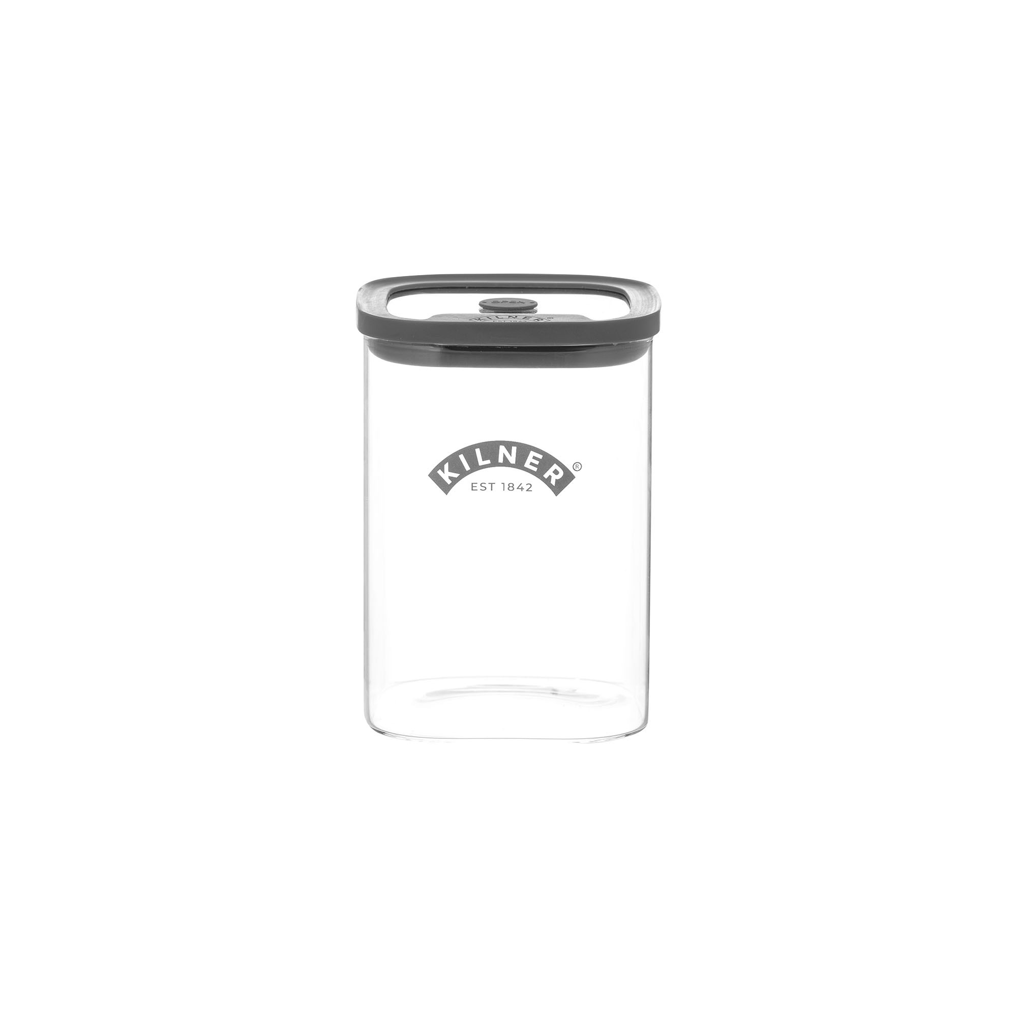 KILNER Glas-Vorratsbehälter "Fresh Storage" 1 l transparent / grau