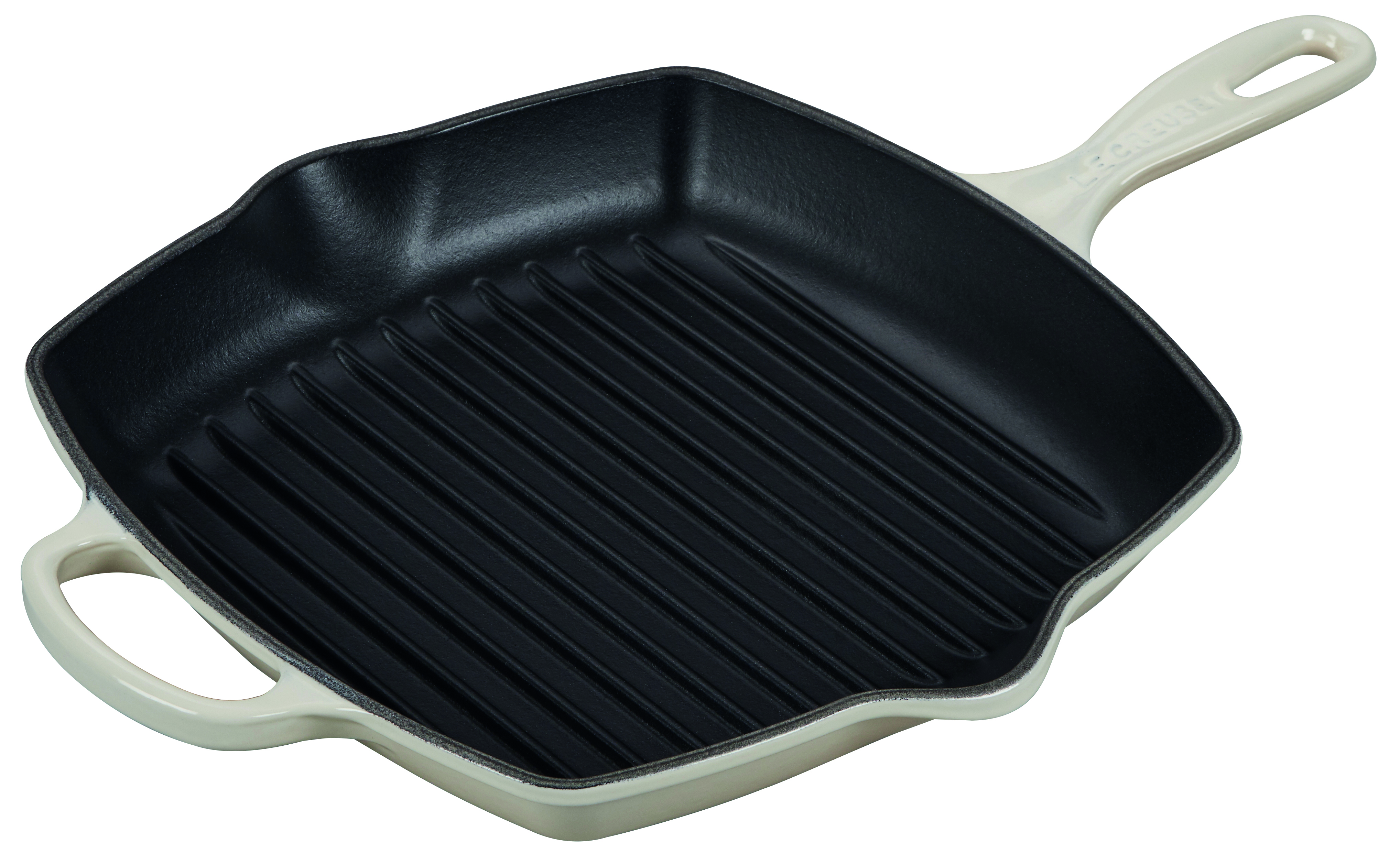Le Creuset GRILLPFANNE QUADRATISCH SIG 26 CM MERINGUE Le Creuset GRILLPFANNE QUADRATISCH SIG 26 CM MERINGUE