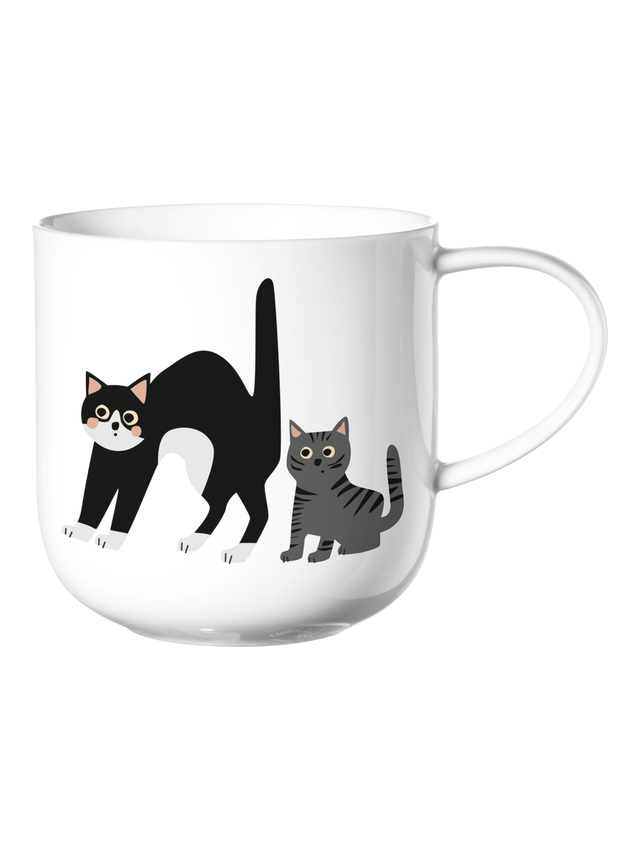 ASA coppa Henkelbecher, Surprised Cats Motiv glänzend