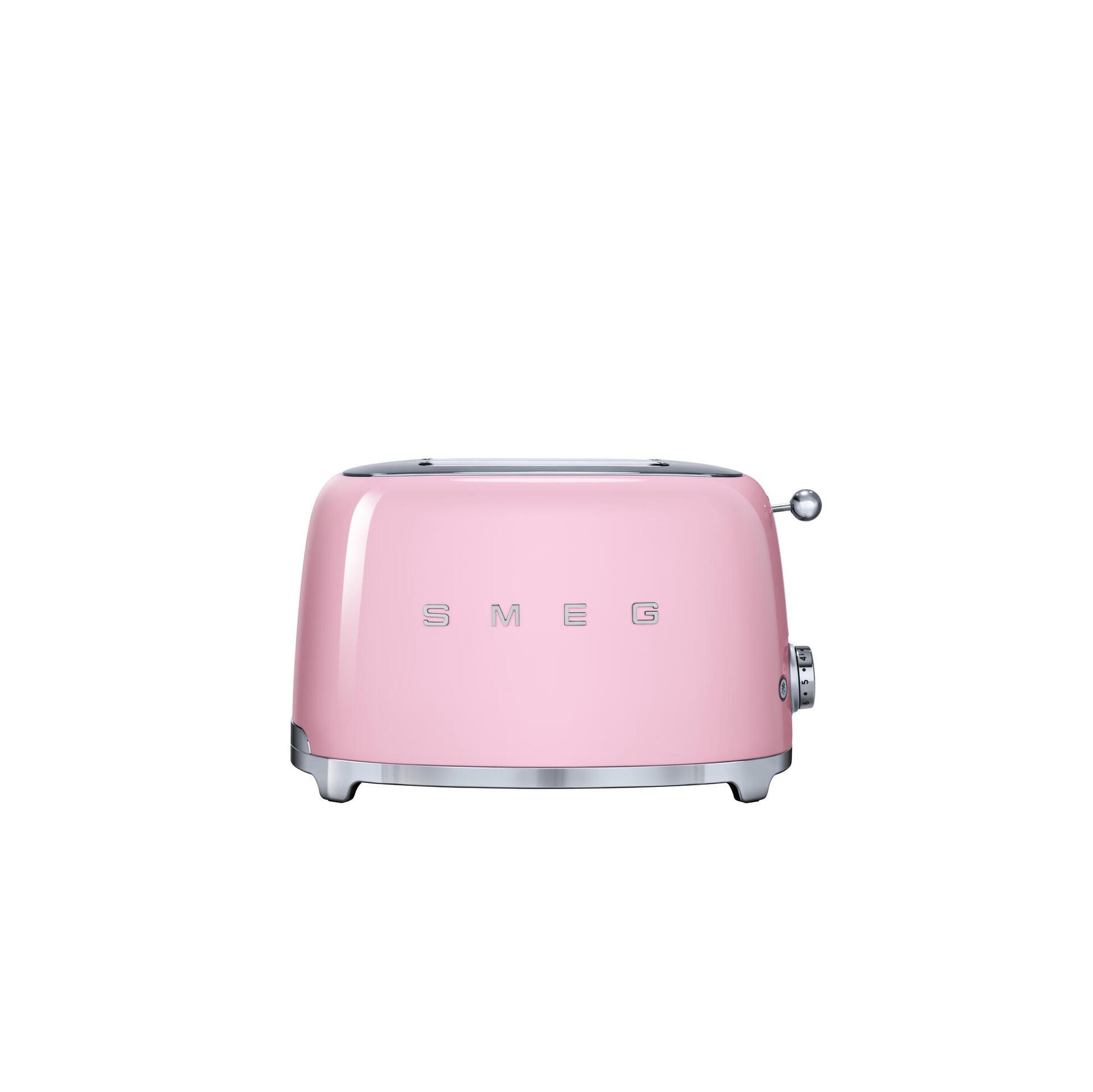 Smeg Retro 2-Scheiben-Toaster Cadillac Pink
