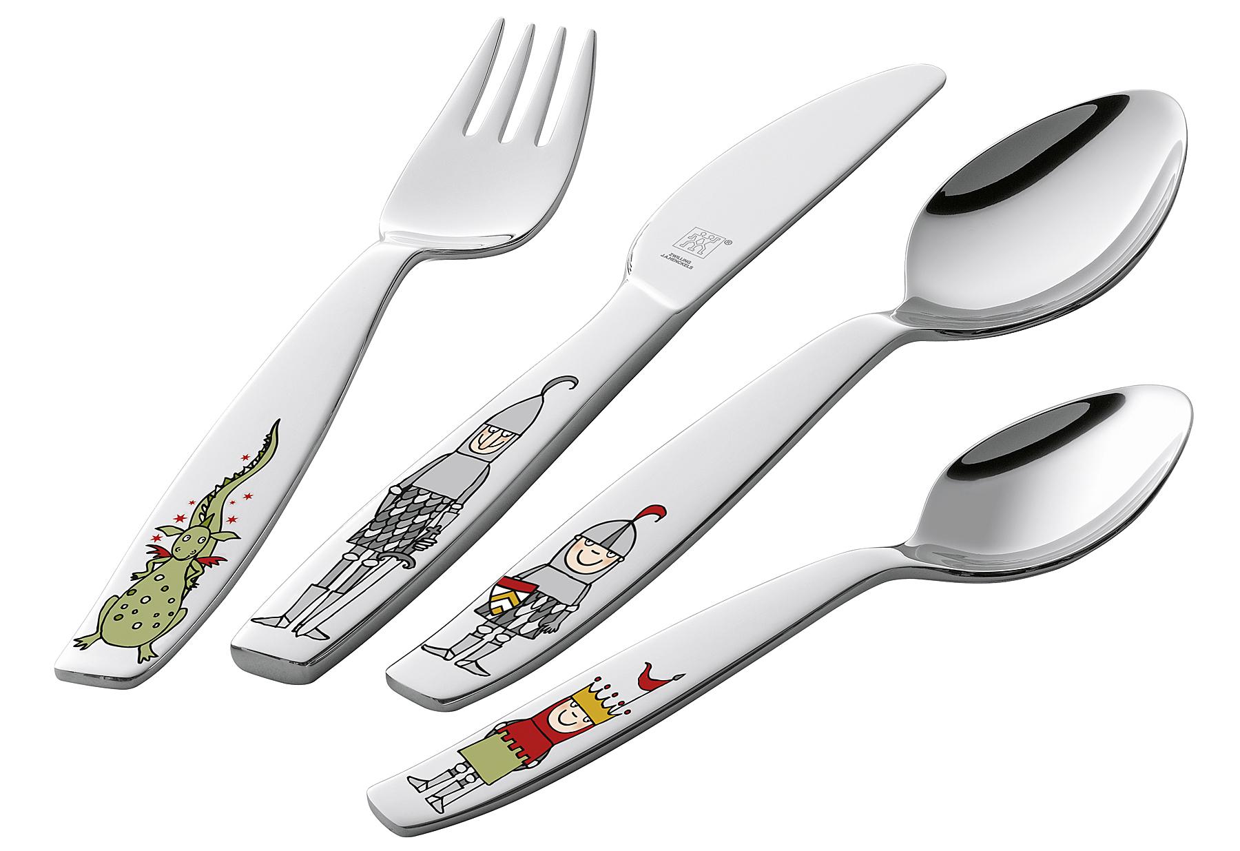 ZWILLING Kinderbesteck "Ritter Eckbert" 4-teilig edelstahl