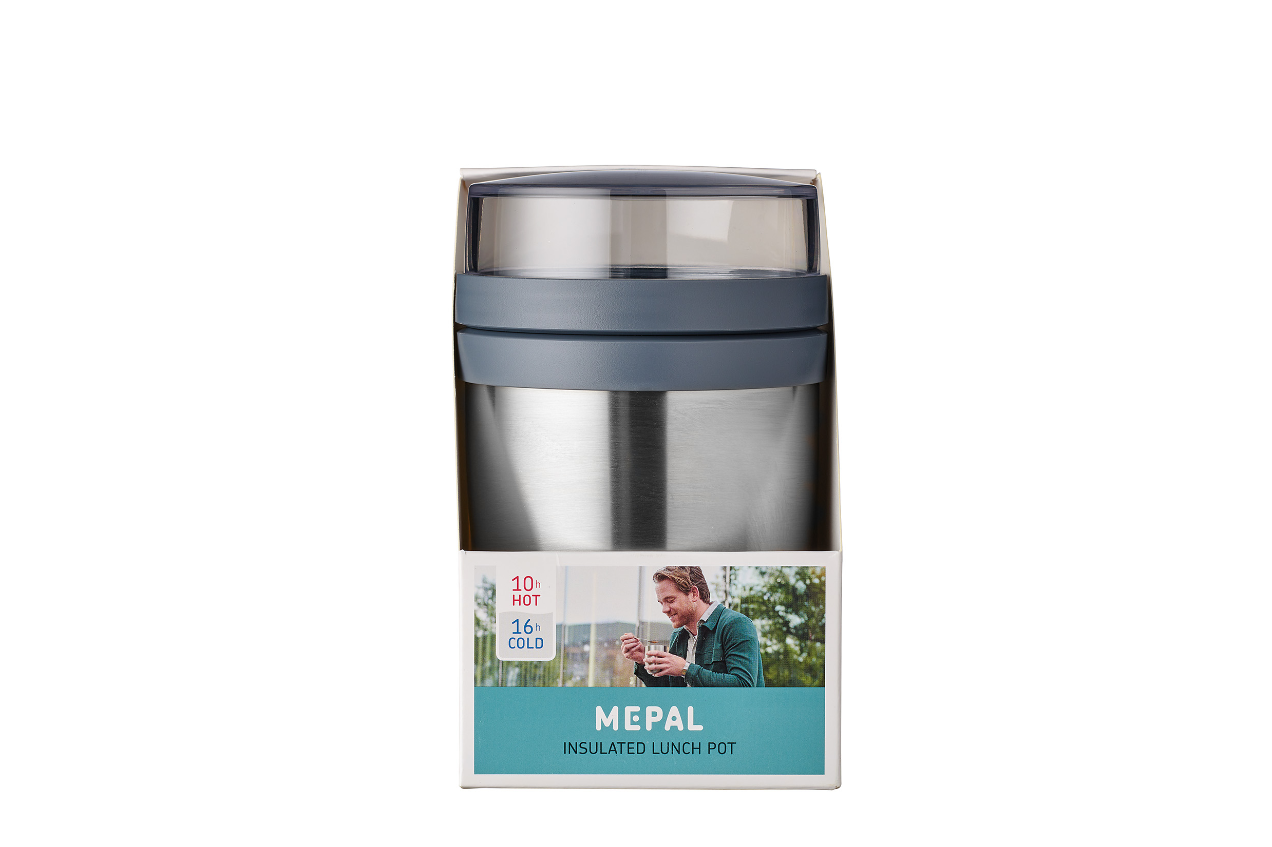 Mepal thermo lunchpot ellipse - gebürstet Mepal thermo lunchpot ellipse - gebürstet