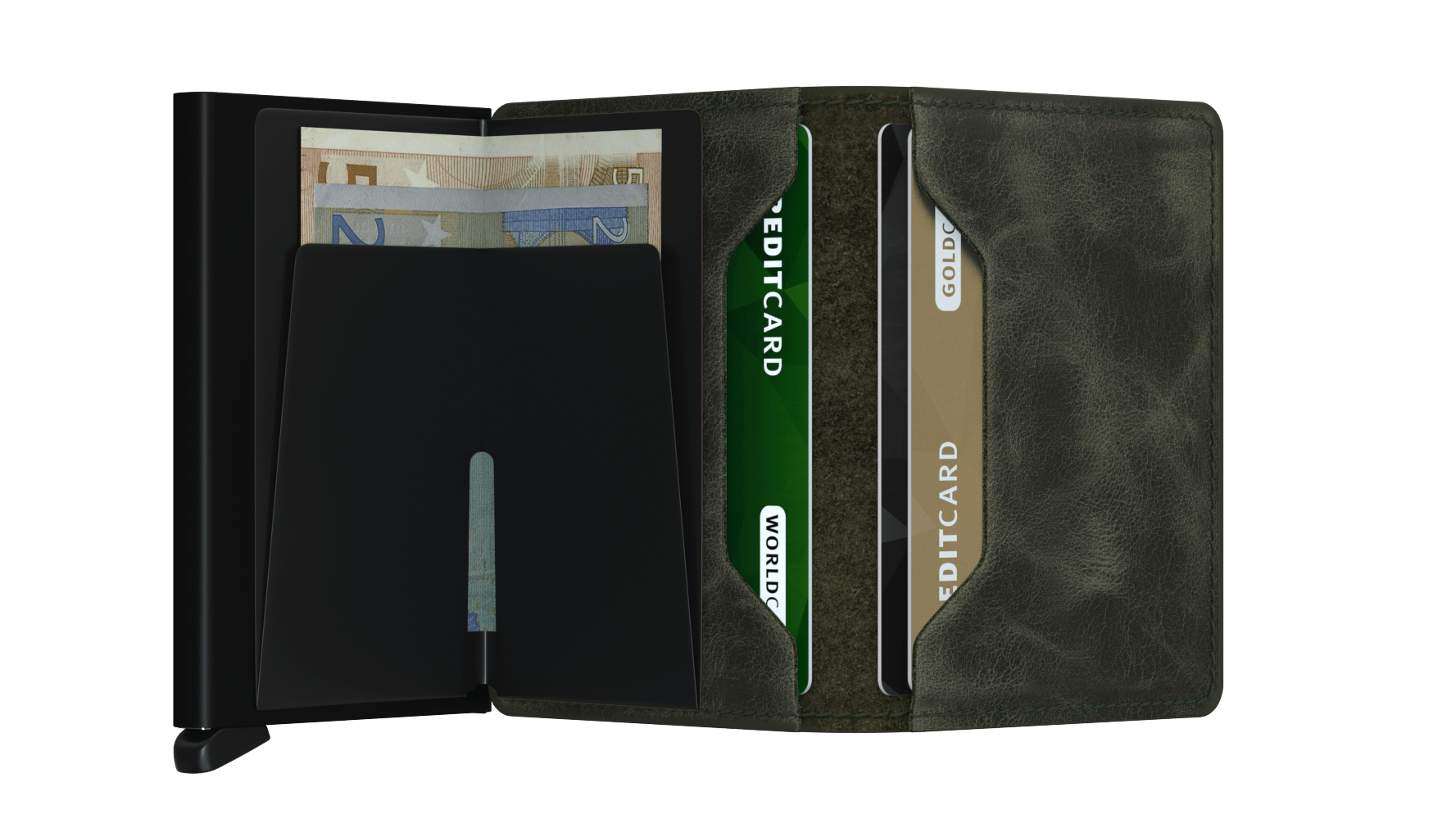 Secrid Slimwallet Vintage Olive-Black