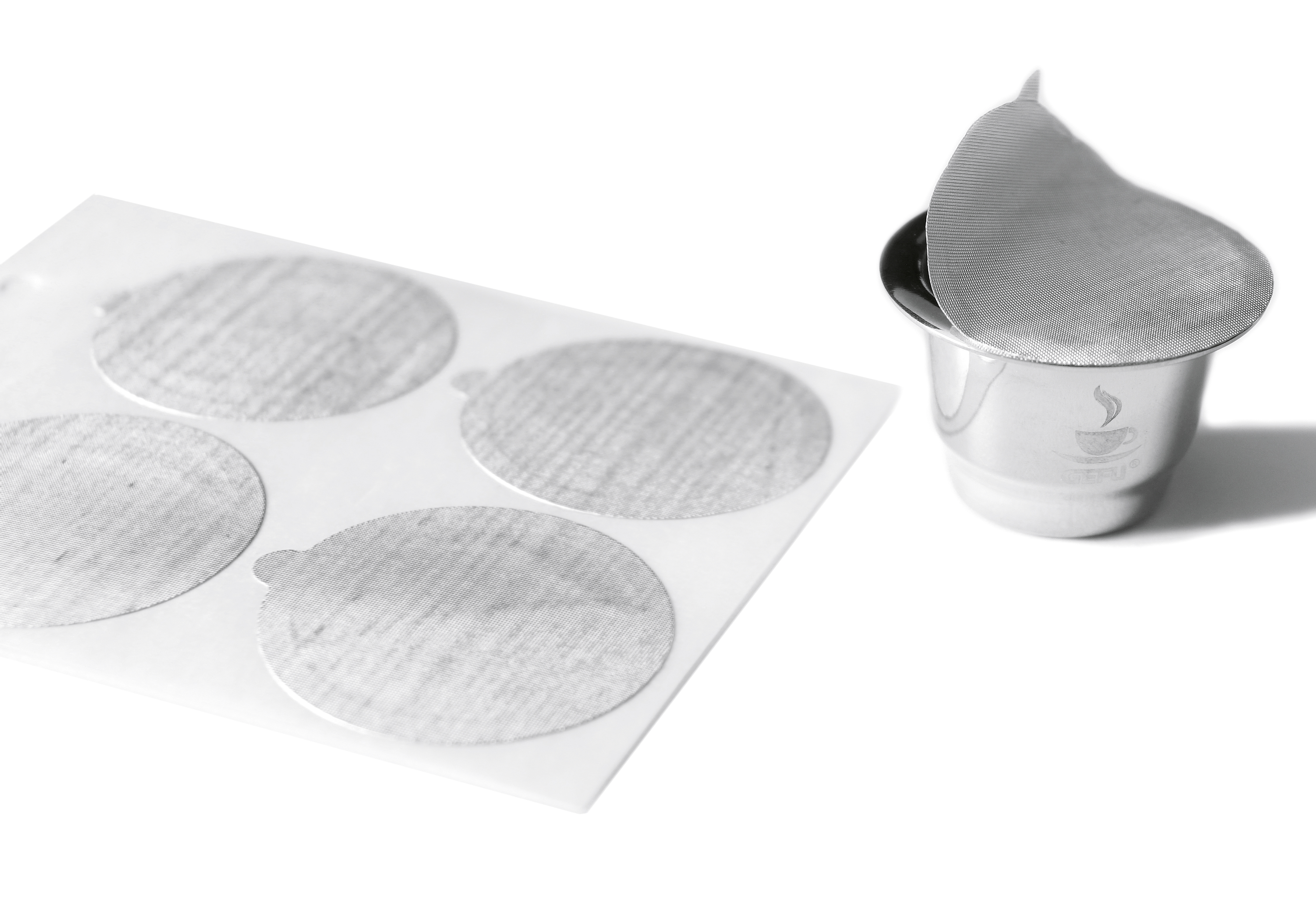 GEFU Ersatz-Aroma-Sticker für Kaffeekapseln Conscio 80 Stück