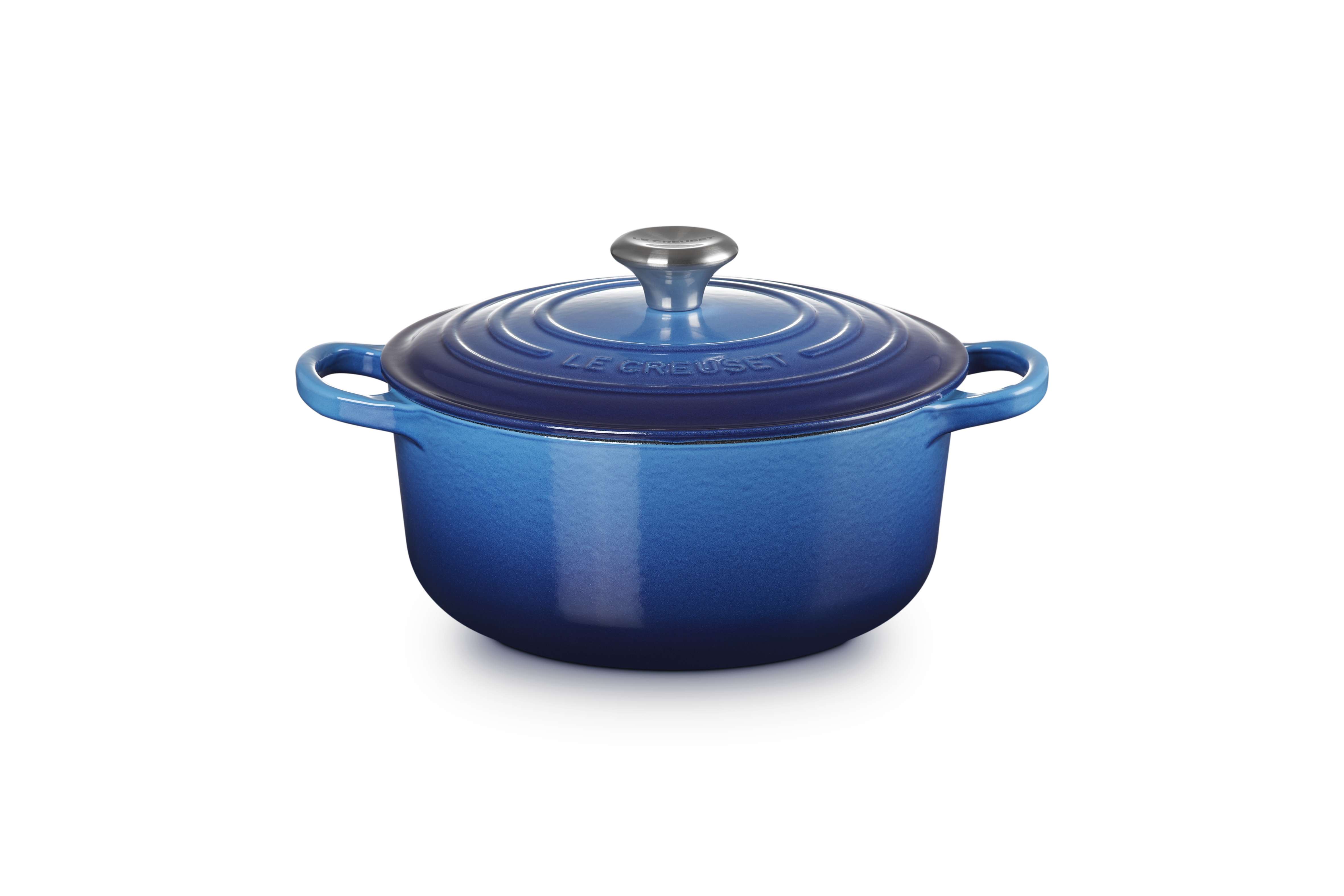 Le Creuset BRÄTER RUND SIGNATURE 20 CM AZURE