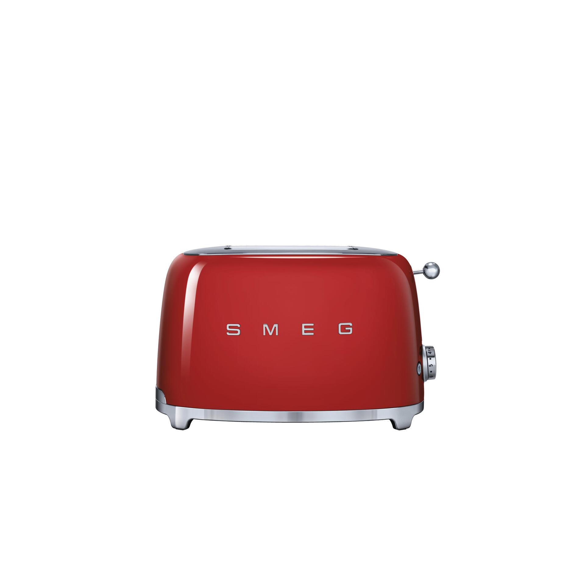 Smeg Retro 2-Scheiben-Toaster Rot